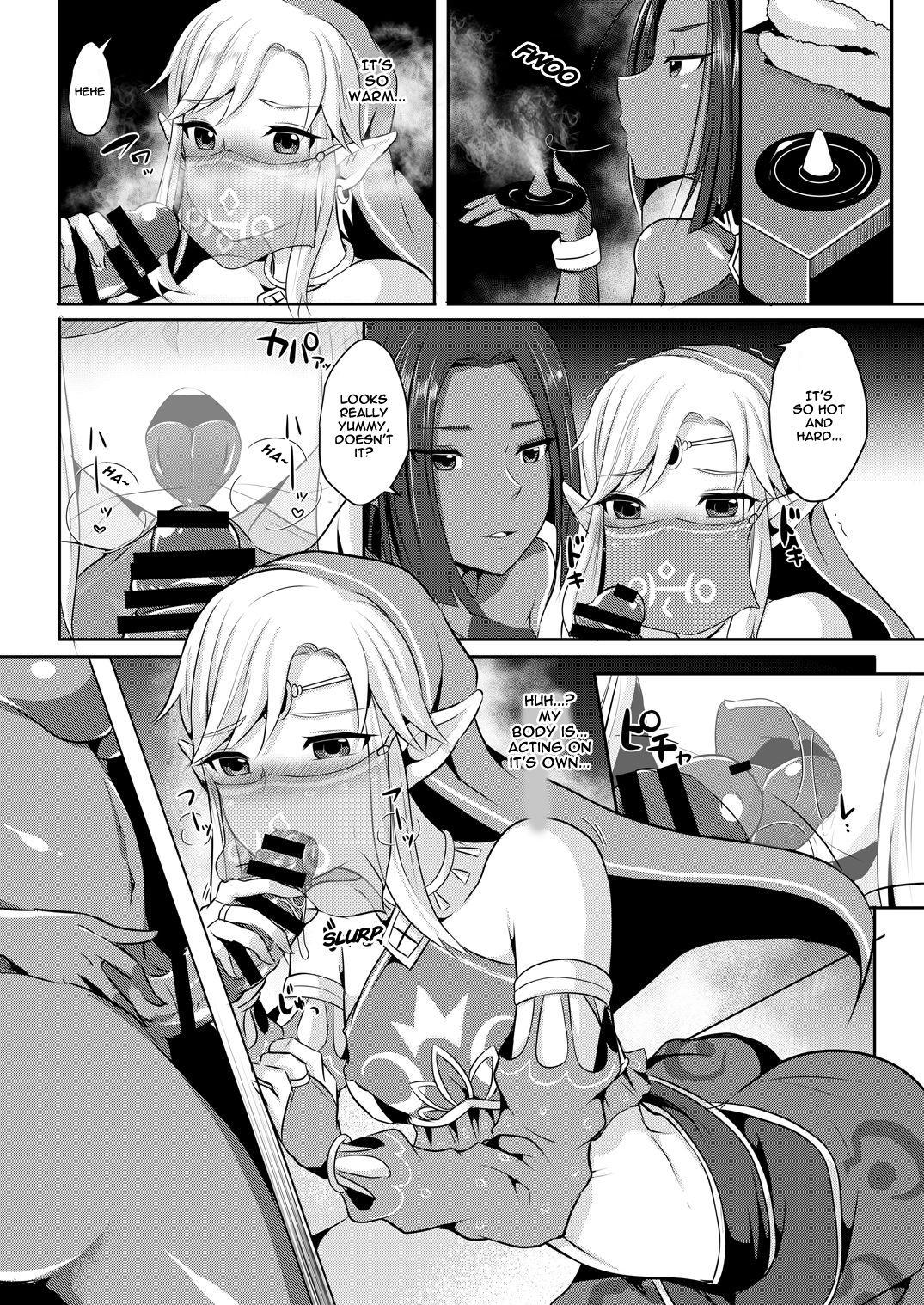 Clothed Eiketsu Yuusha no Himitsu Arbeit | The Hero‘s Secret Side-Job - The legend of zelda Amature Sex - Page 6