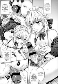 Stockings C9-31 Maid Alter ni Gohoushi Saretai- Fate grand order hentai Threesome / Foursome 6