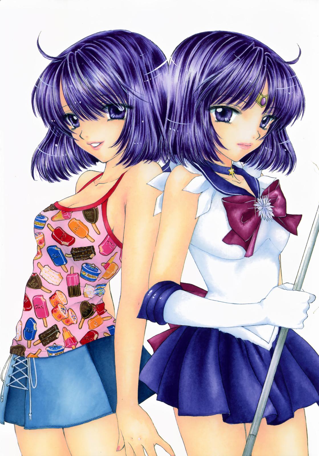 Gay Cumshots 1000000-nin no Shoujo side star - Sailor moon Bra - Page 2