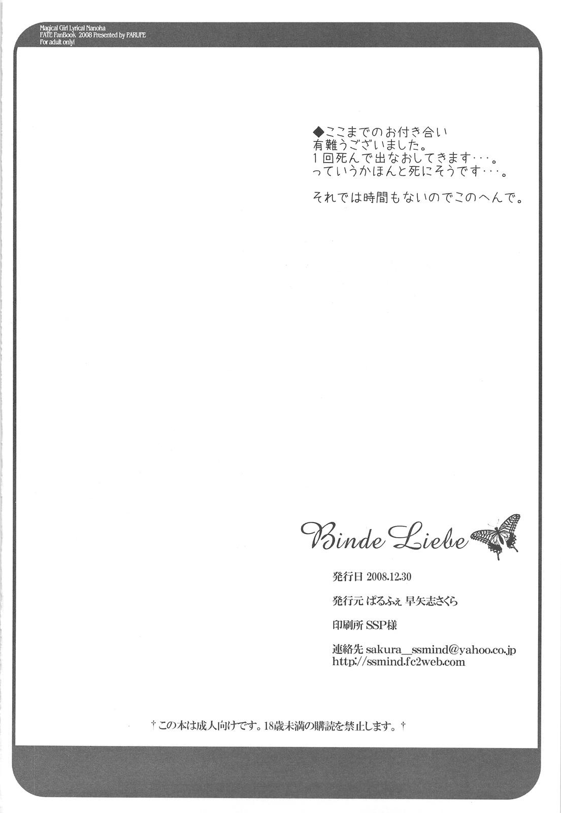 Gaybukkake Binde Liebe - Mahou shoujo lyrical nanoha Teenxxx - Page 12