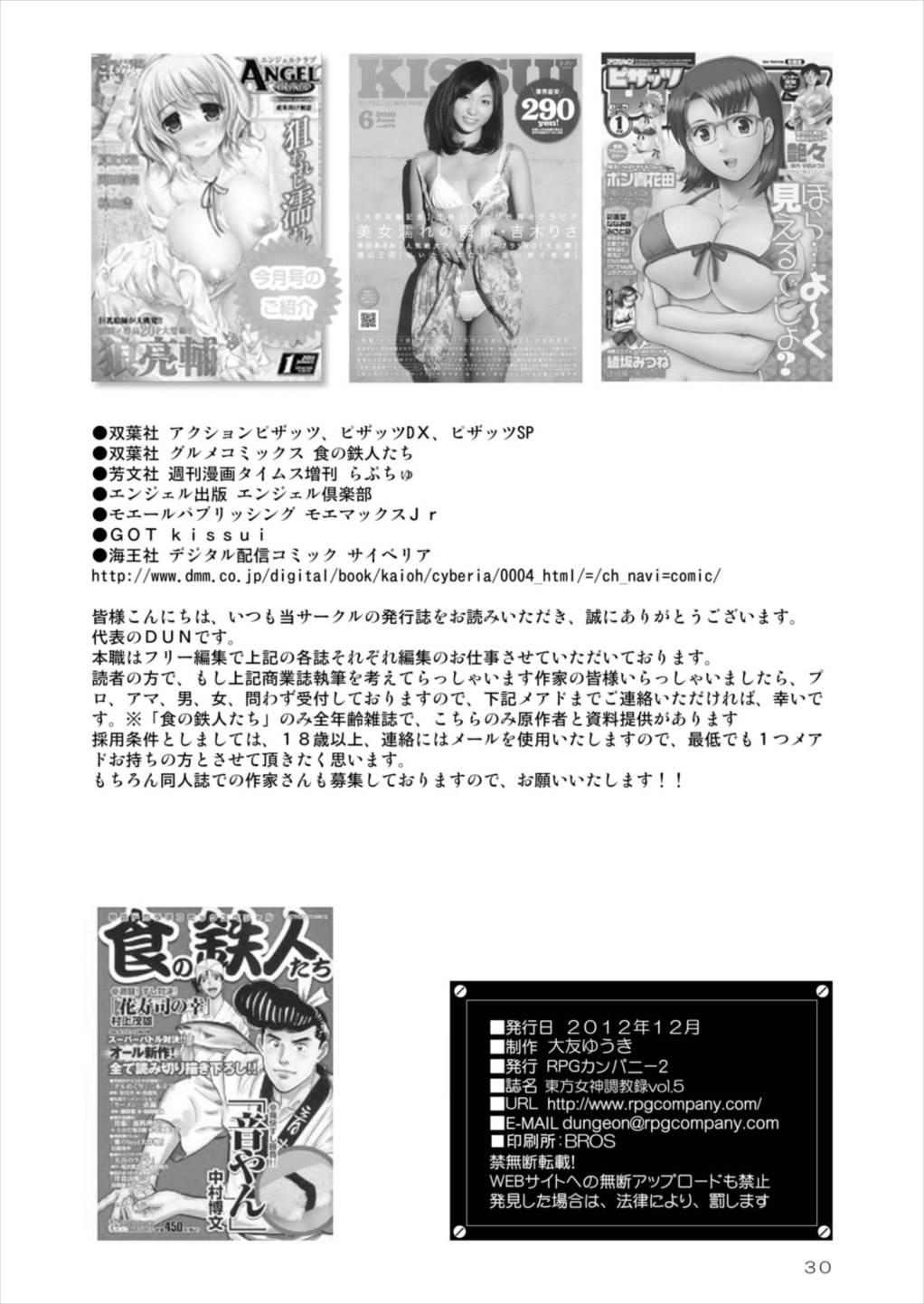 Touhou Megami Choukyouroku vol. 5 28
