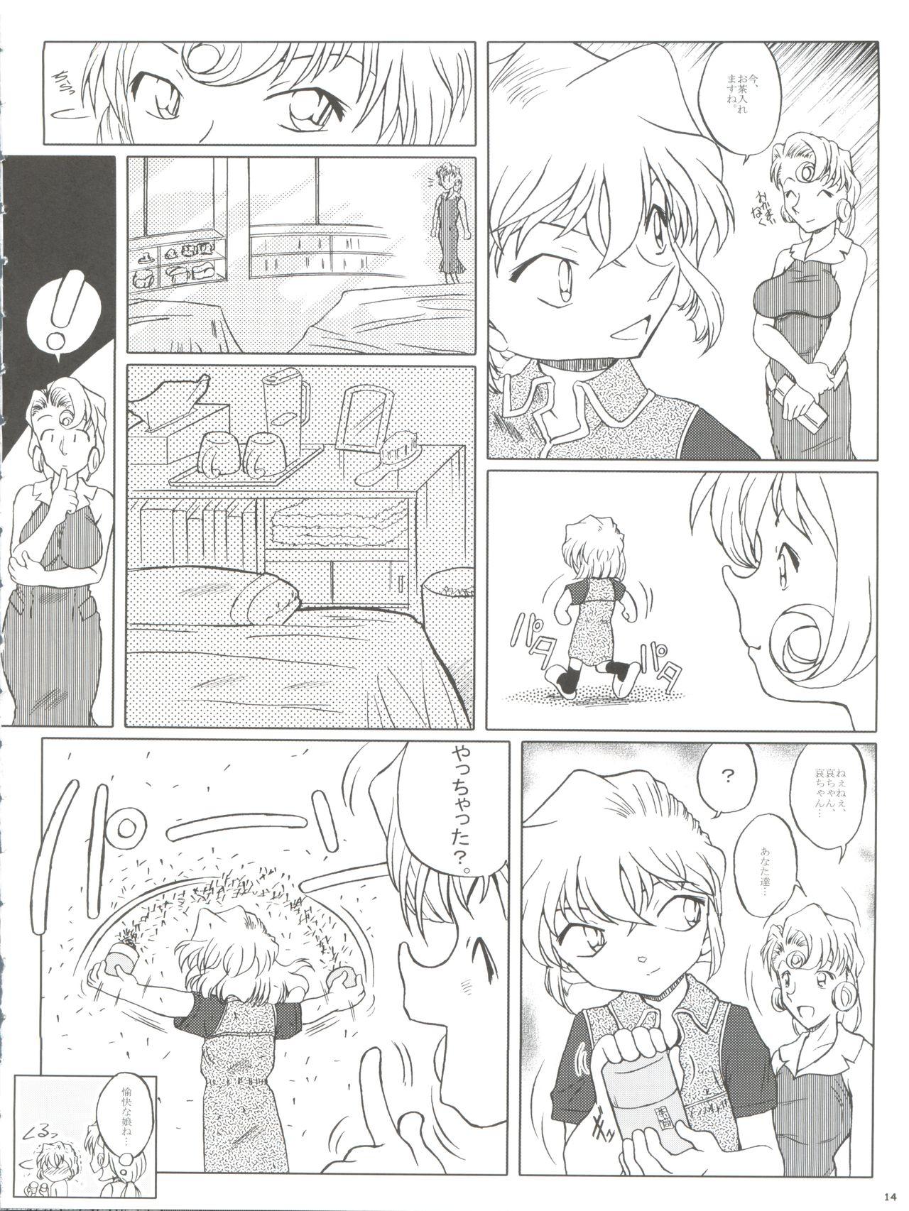 Bubble Butt Zoku Ai no Arashi Ai no Sanka - Detective conan Stranger - Page 14