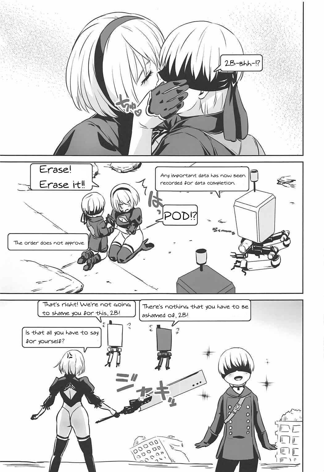 Oral Sex Porn YoRHa 2B-iro - Nier automata Bunda Grande - Page 16