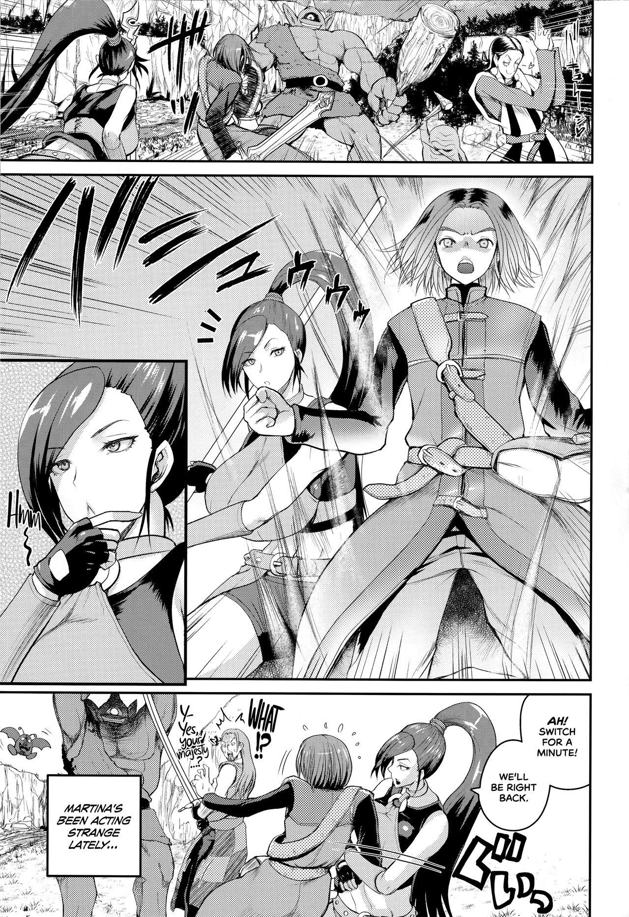 Gay Shop Hime-sama no Sakusei Skill | The Princess' Milking Skills - Dragon quest xi Solo - Page 2