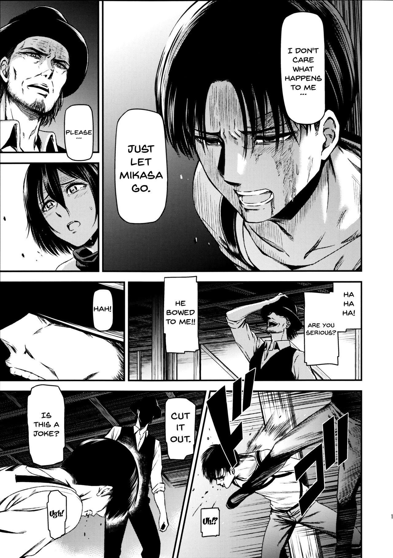 Gay Solo ATTACK ON KIYOTAN - Shingeki no kyojin Outside - Page 12