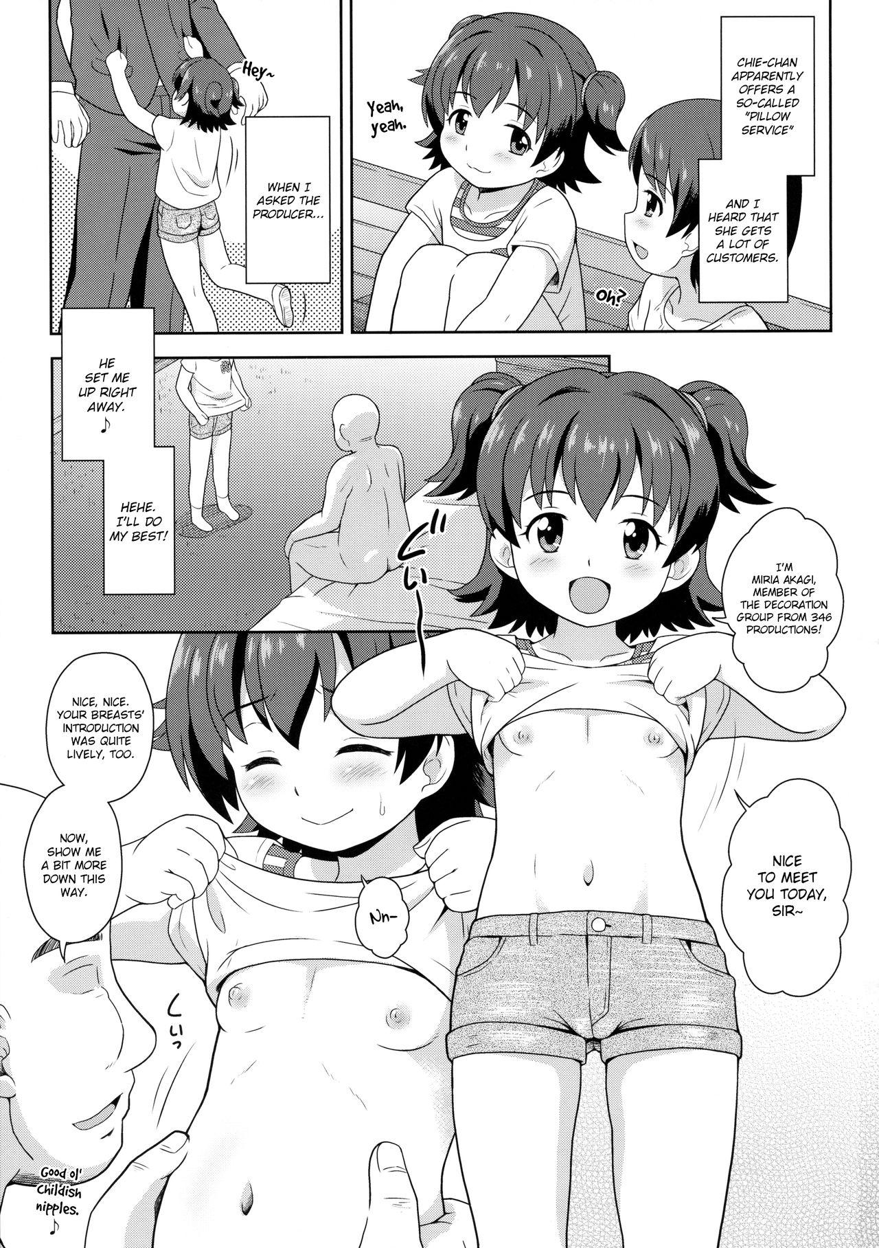 Pussylicking Miria-chan no Makura Party - The idolmaster Cute - Page 2