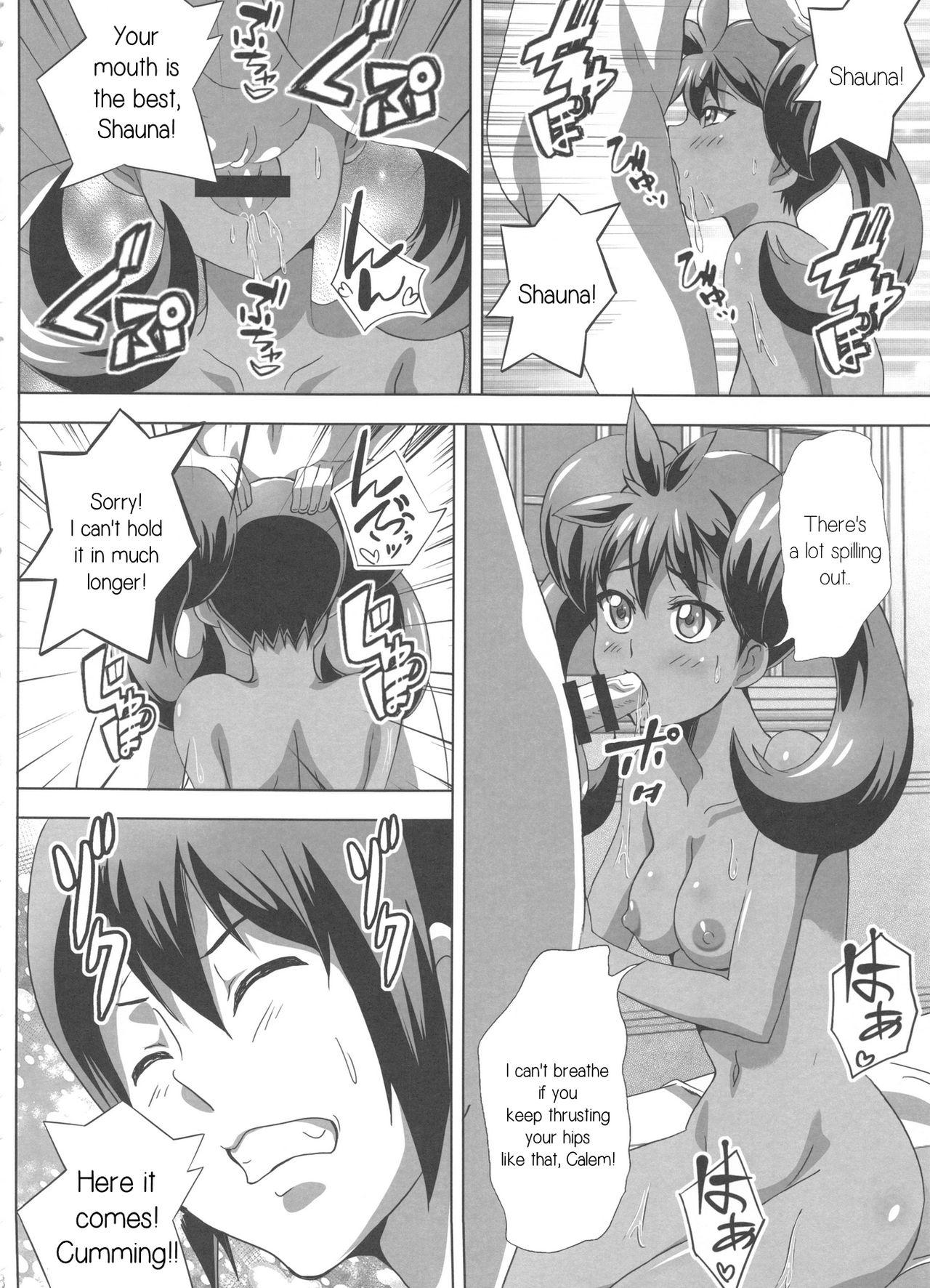 Pussyeating Sana to Serena no Bitch Power - Pokemon Emo Gay - Page 7