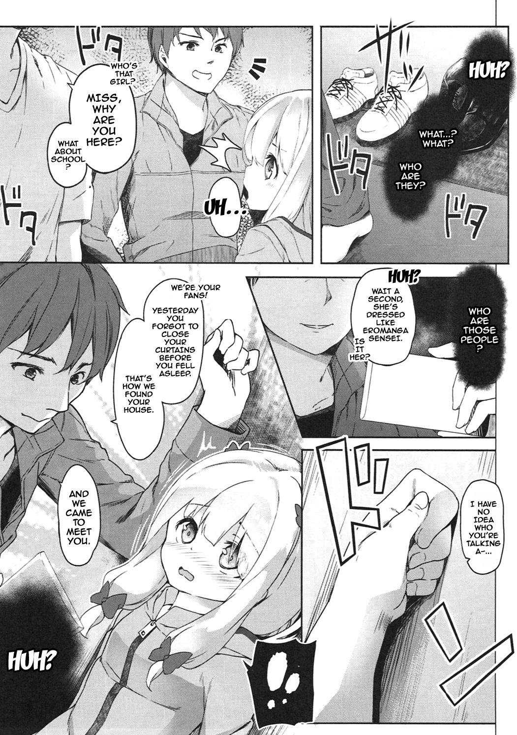 Gozada (SC2017 Summer) [Kaname (Siina Yuuki)] Yatta ne Sagiri-chan Shiryou ga Fueru ne! | We Did It. Sagiri-chan's Materials Are Increasing, Huh! (Eromanga Sensei) [English] [Doujins.com] - Eromanga sensei Monster Cock - Page 10