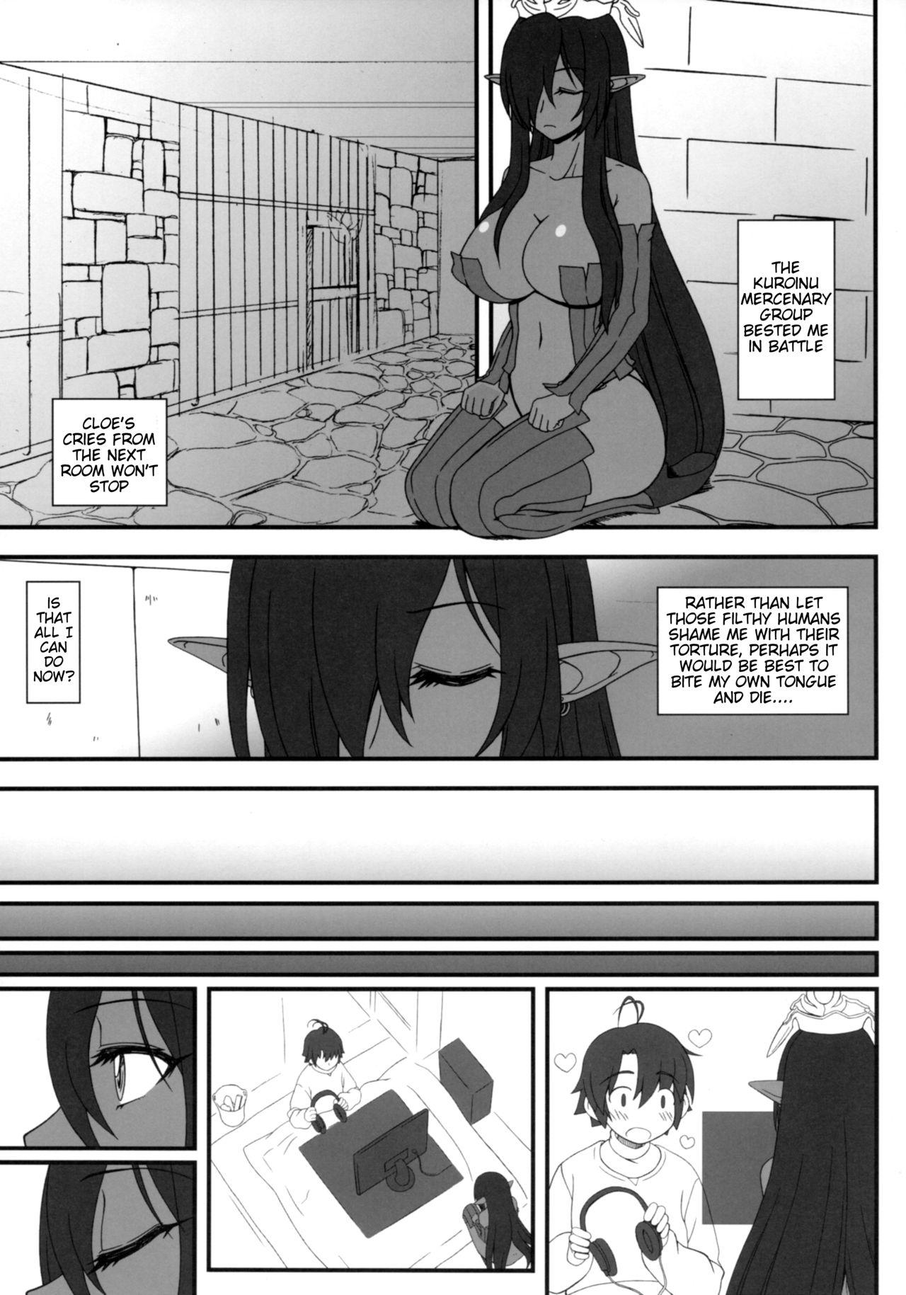 Free Rough Sex Porn Kuro no Joou no Isekai Seikatsu - Kuroinu kedakaki seijo wa hakudaku ni somaru Hunk - Page 4