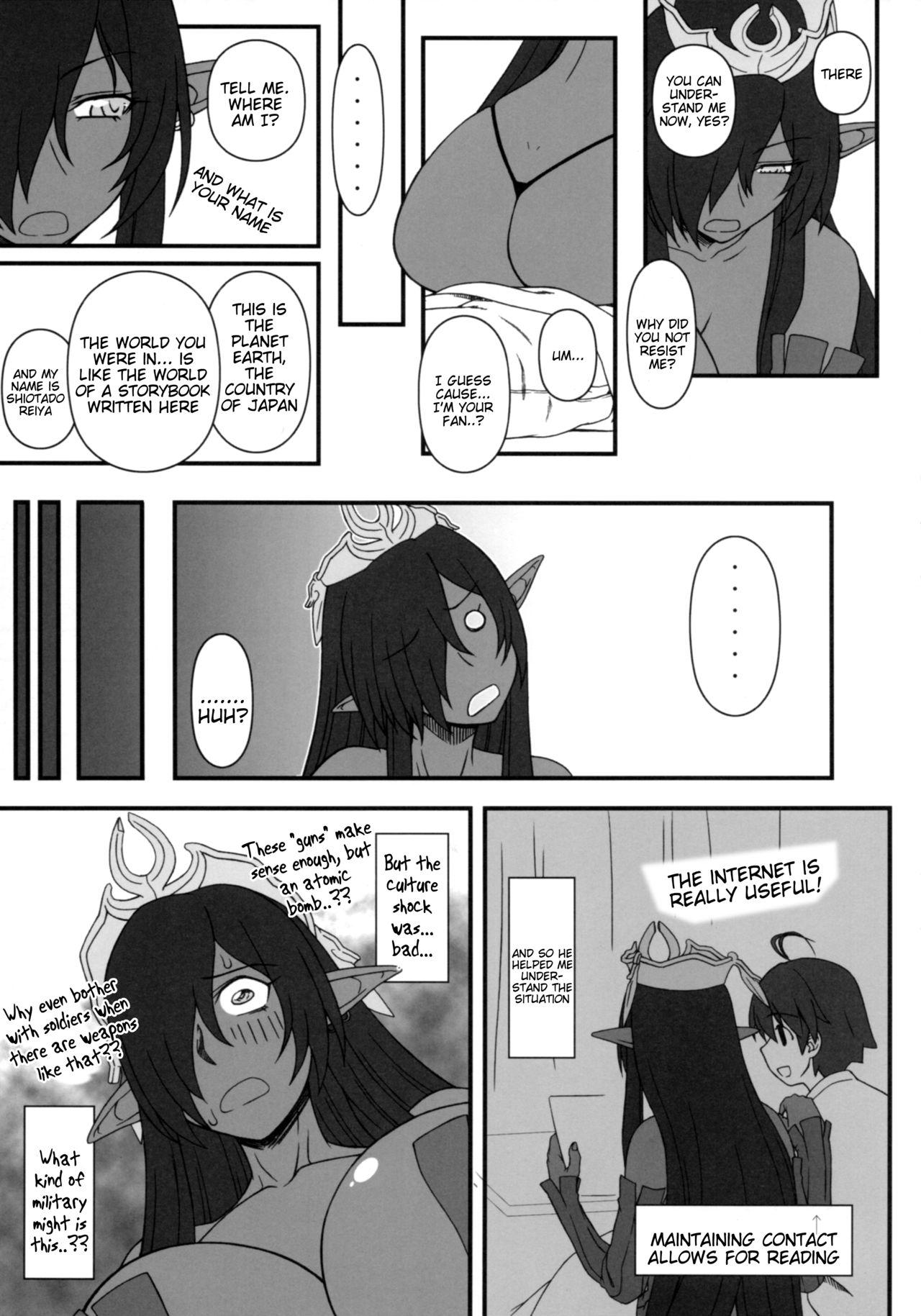 Fuck For Cash Kuro no Joou no Isekai Seikatsu - Kuroinu kedakaki seijo wa hakudaku ni somaru Nerd - Page 6