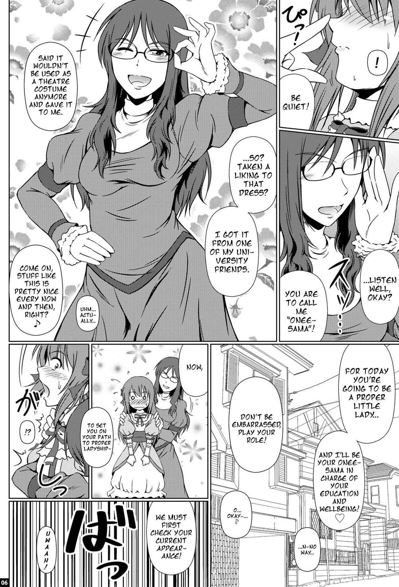 Whipping [Atelier Lunette (Mikuni Atsuko)] Naritai no! ELLE -Fuyukawa-ke Shitei Monogatari- [English] [Digital] - Original Black Hair - Page 5