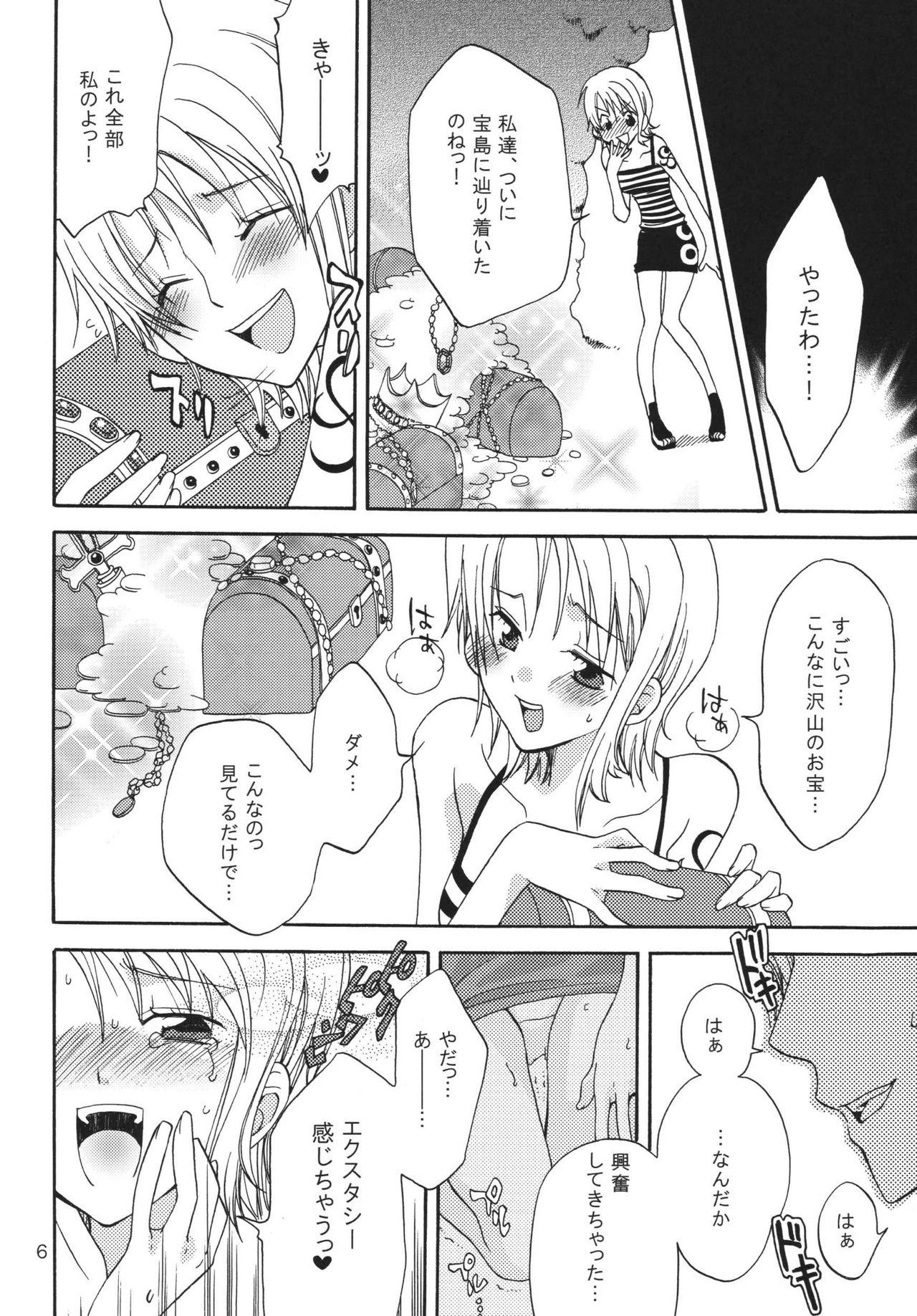 Sloppy Blowjob Oshiete! Nico-san - One piece Les - Page 6