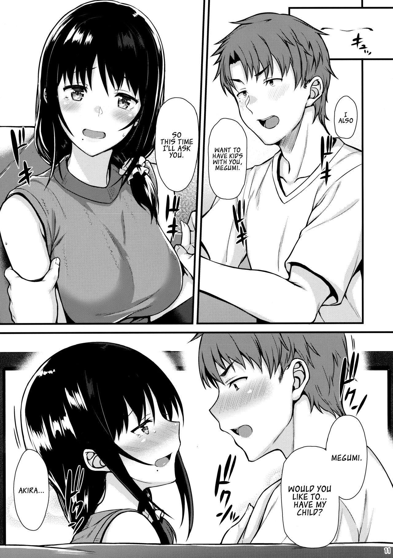 Rough Sex Megumi-san to Kozukuri Ecchi | Babymaking Sex with Megumi - Original Double - Page 10