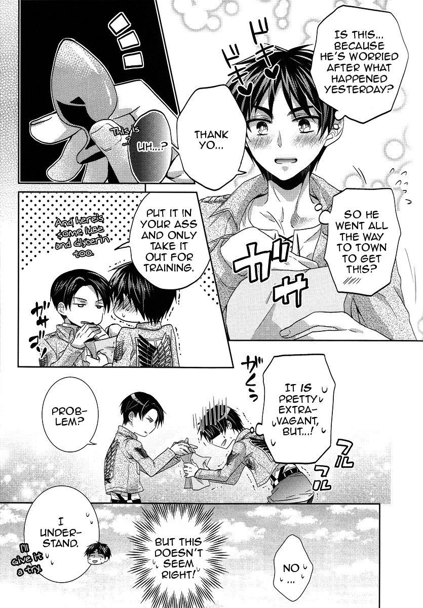 Fudendo Heishichou to Shinpei no Chotto Ecchi na Hanashi | A Pervy Talk Between the Captain and the New Recruit - Shingeki no kyojin Deutsch - Page 6