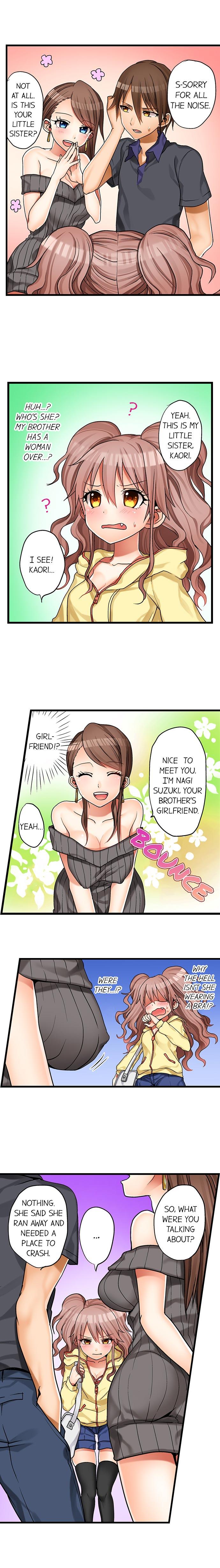 Groupsex My First Time is with.... My Little Sister?! Ch.1 - Original Gang - Page 8