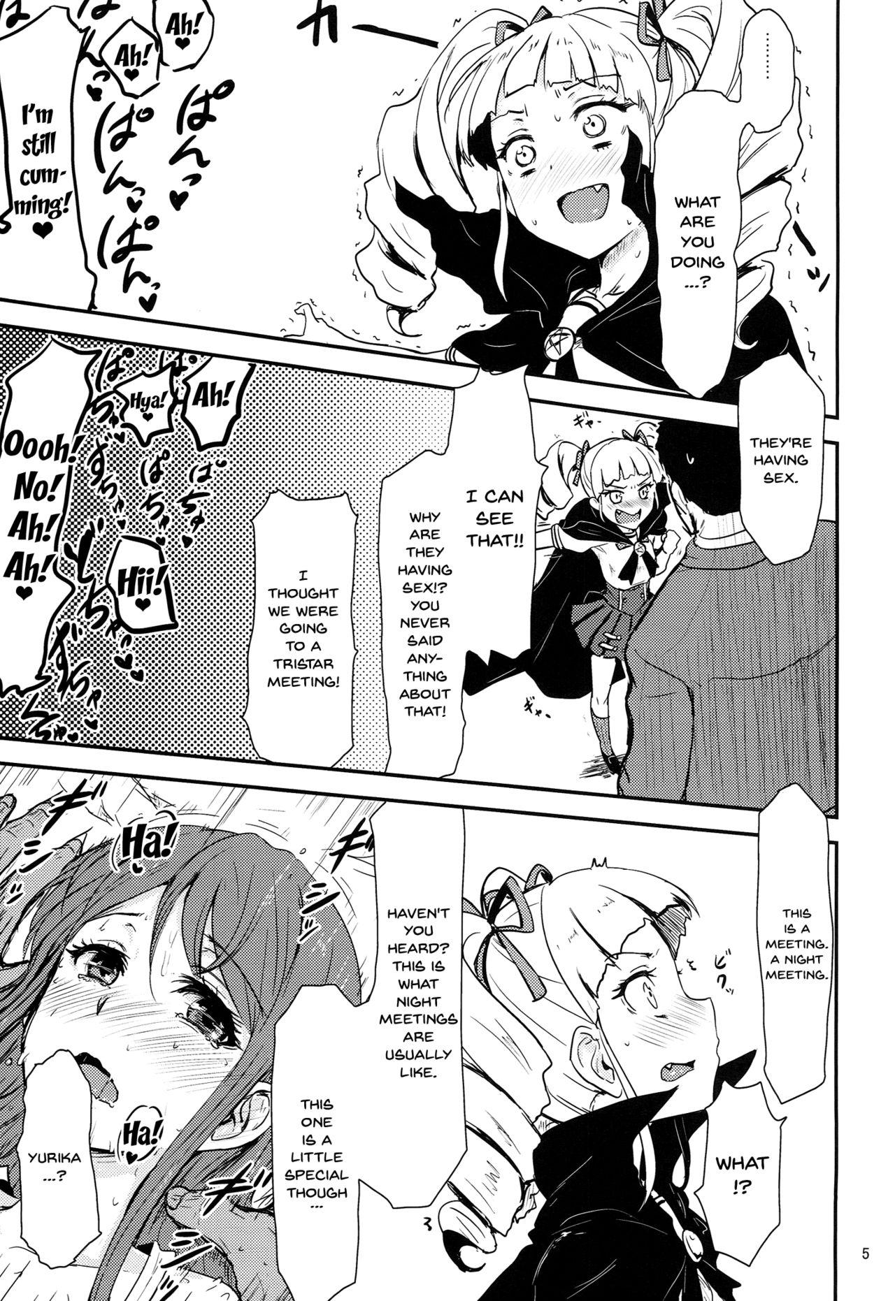Riding Cock Soreyuke tristar - Aikatsu Ball Sucking - Page 4