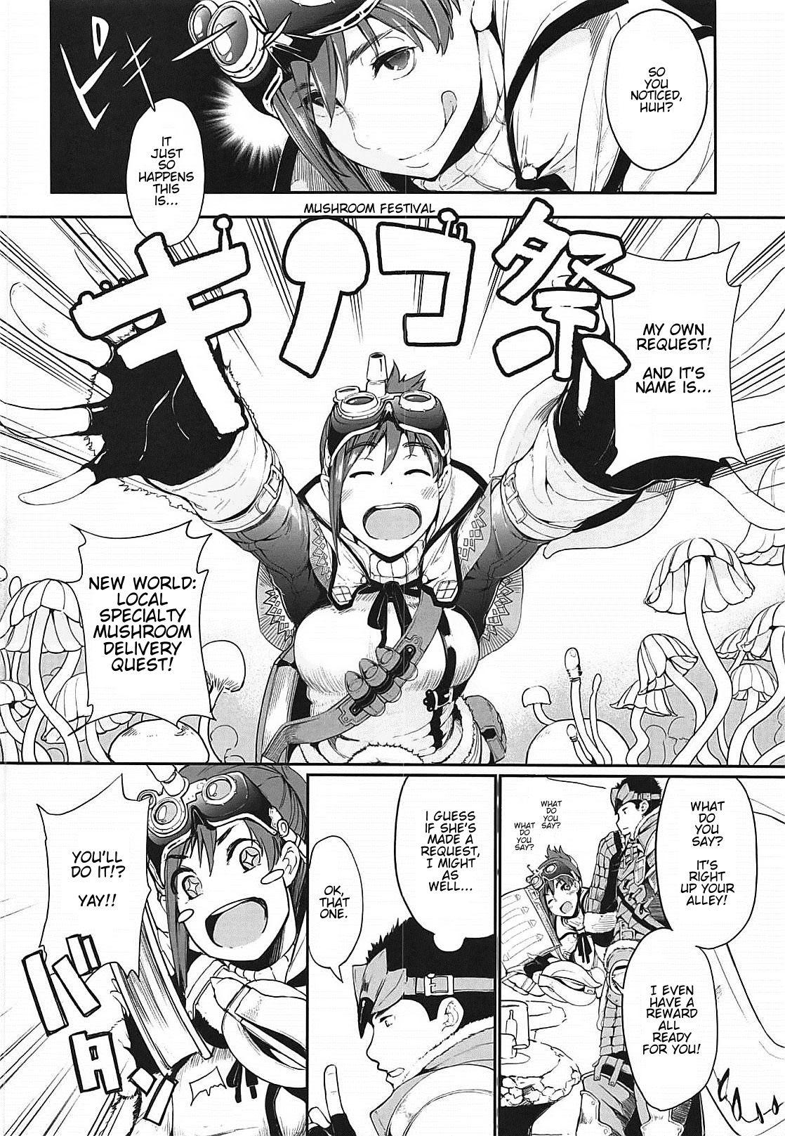 Cheerleader Kinoko Matsuri | Mushroom Festival - Monster hunter Young Men - Page 3