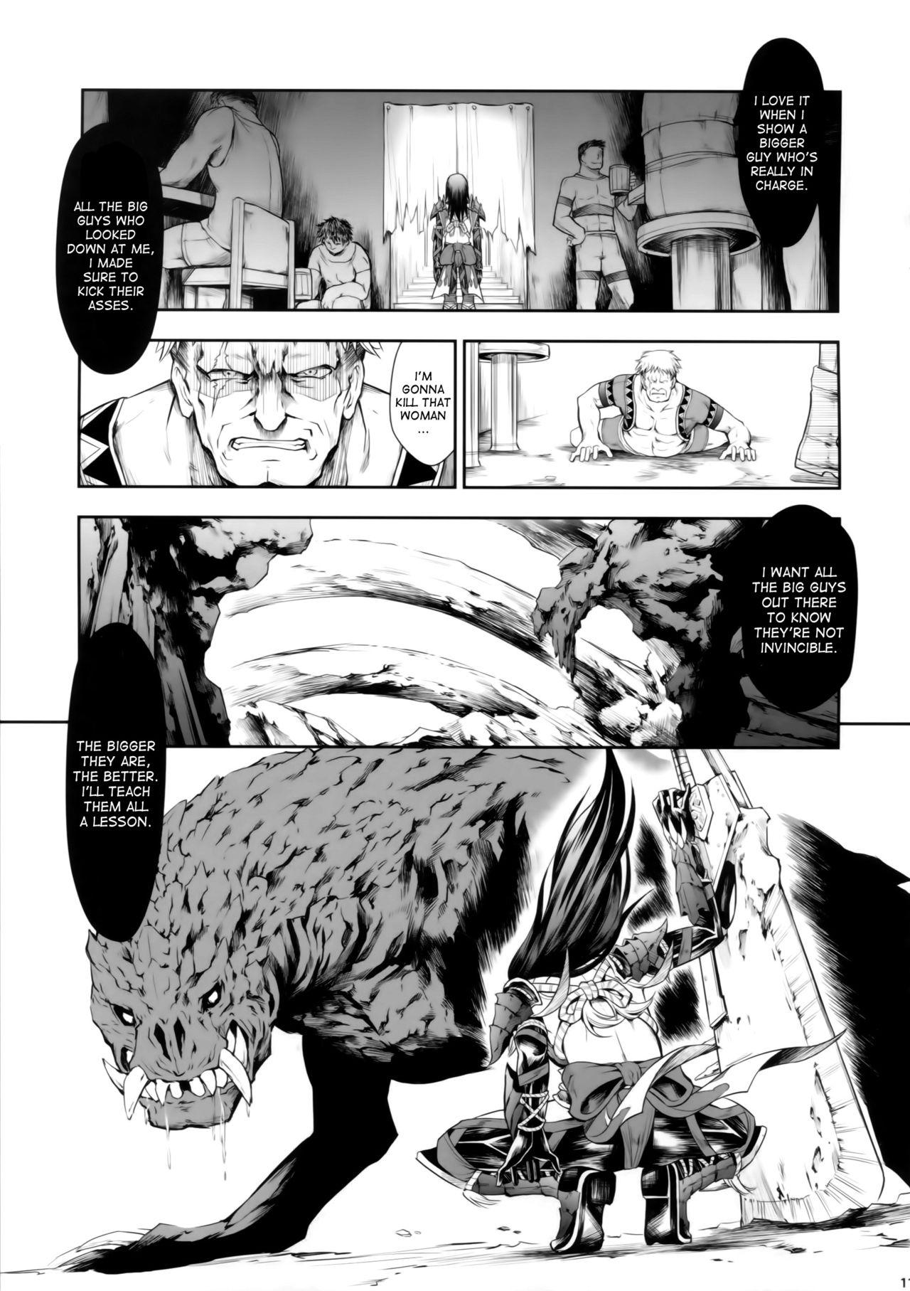 Lez Hardcore Solo Hunter no Seitai WORLD - Monster hunter Full Movie - Page 9