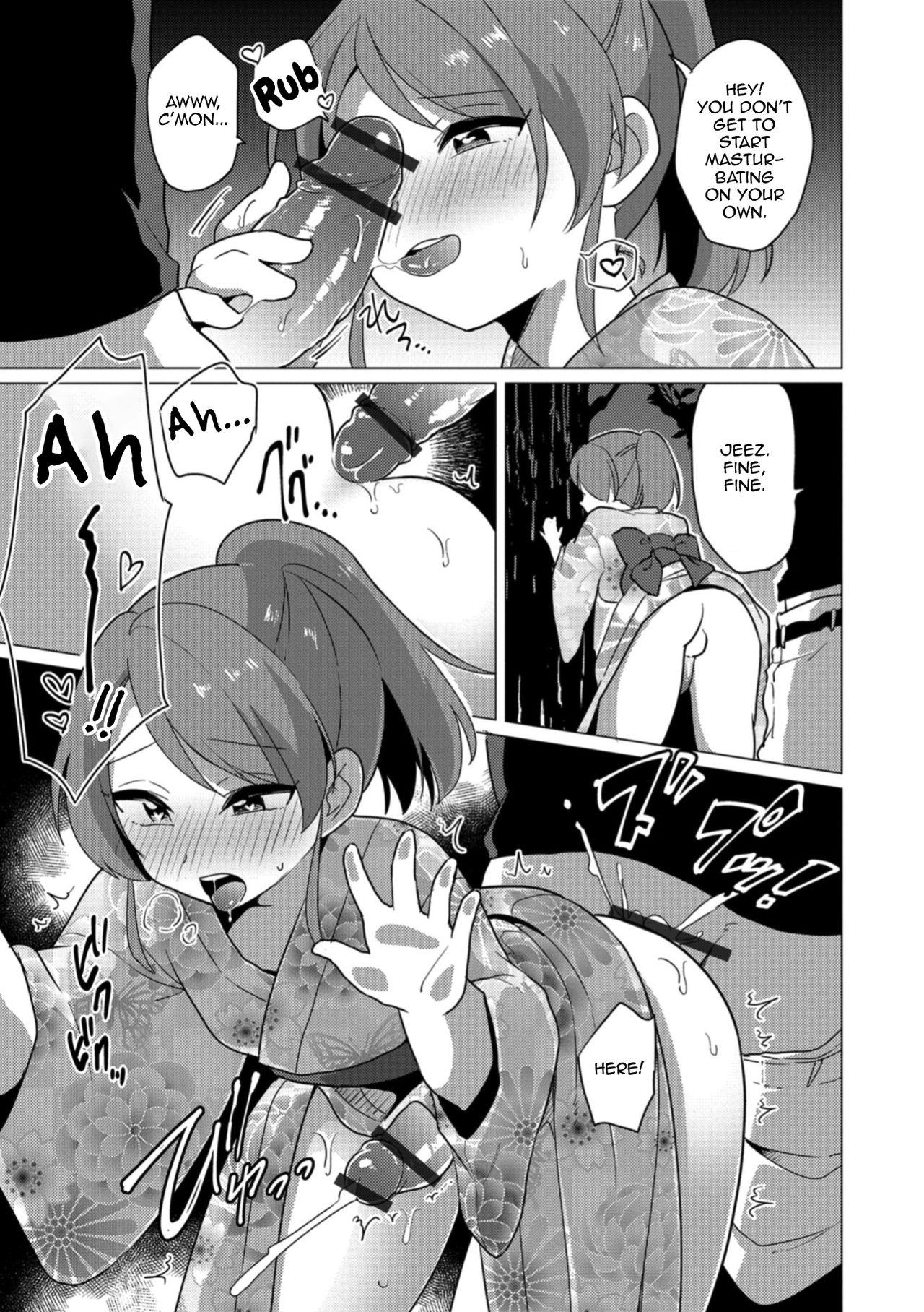 Negao Omatsuri Date wa Shigekiteki Best Blowjob Ever - Page 9