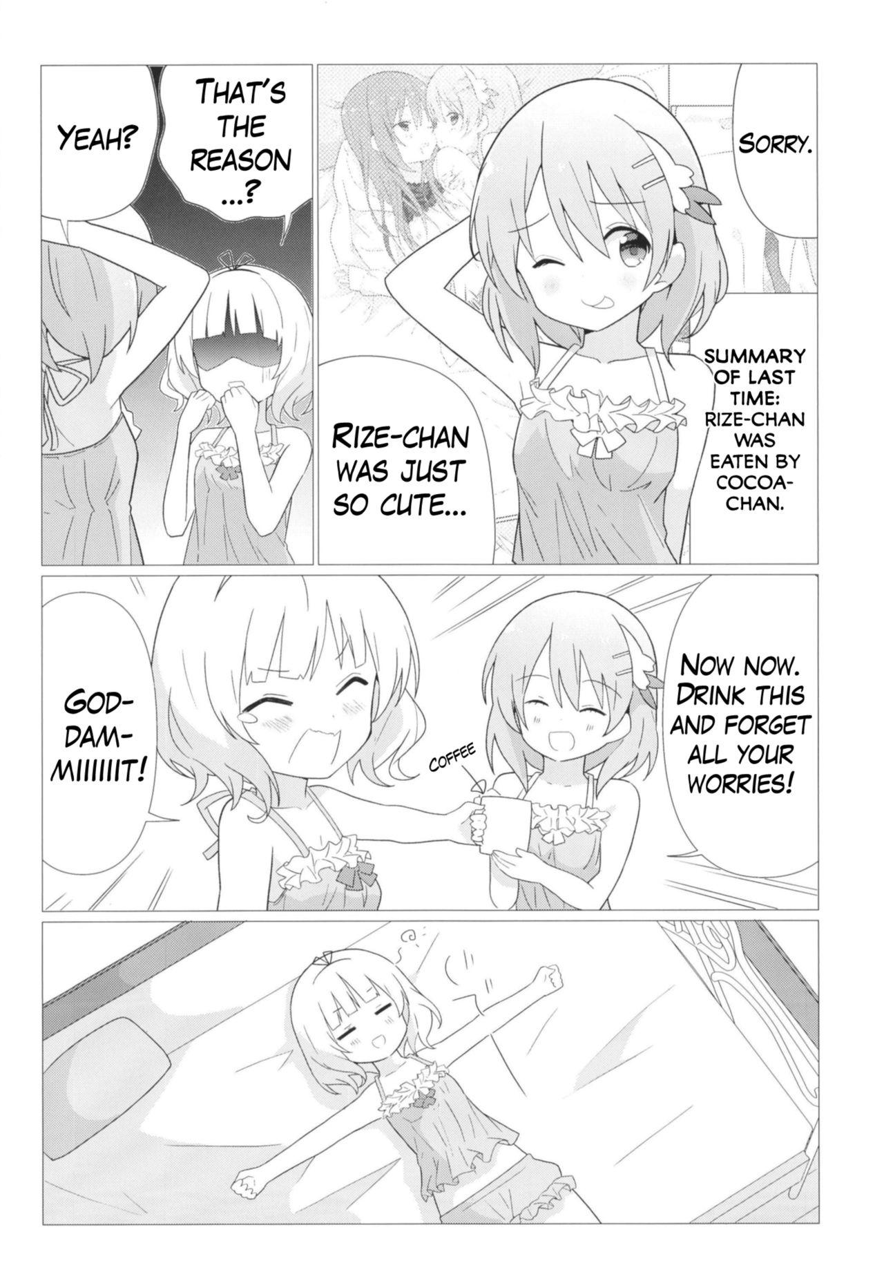 Male KokoSharo de Yuri ni Mezameru Hon | A Book Where CocoSyaro Awaken to Yuri - Gochuumon wa usagi desu ka Anal Licking - Page 5