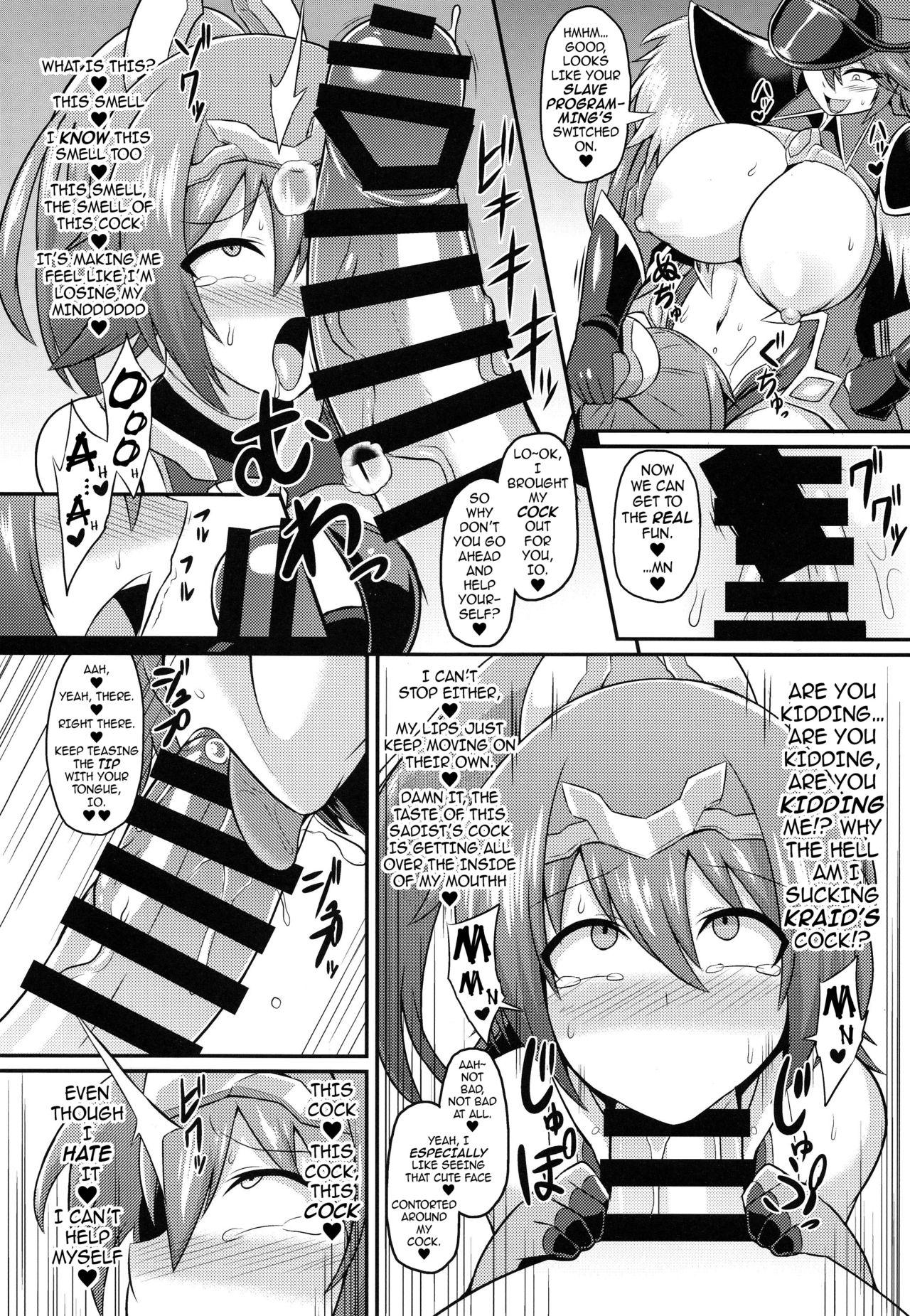 Russian (C95) [Ikameshi Shokudou (Ikameshi)] Senkouki Io - Ingoku no Fukujuu Sennou | Shining Angel Io - Brainwashing and Submission in a Prison of Pleasure [English] {darknight} - Original Sloppy Blowjob - Page 14