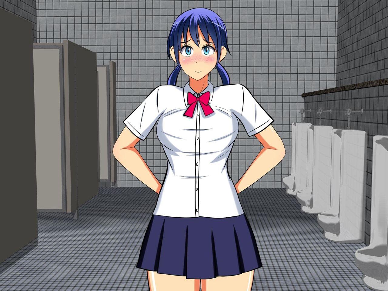 Haramase Bitch Danshi Toilet de Ninshin Shitai Shoujo 2