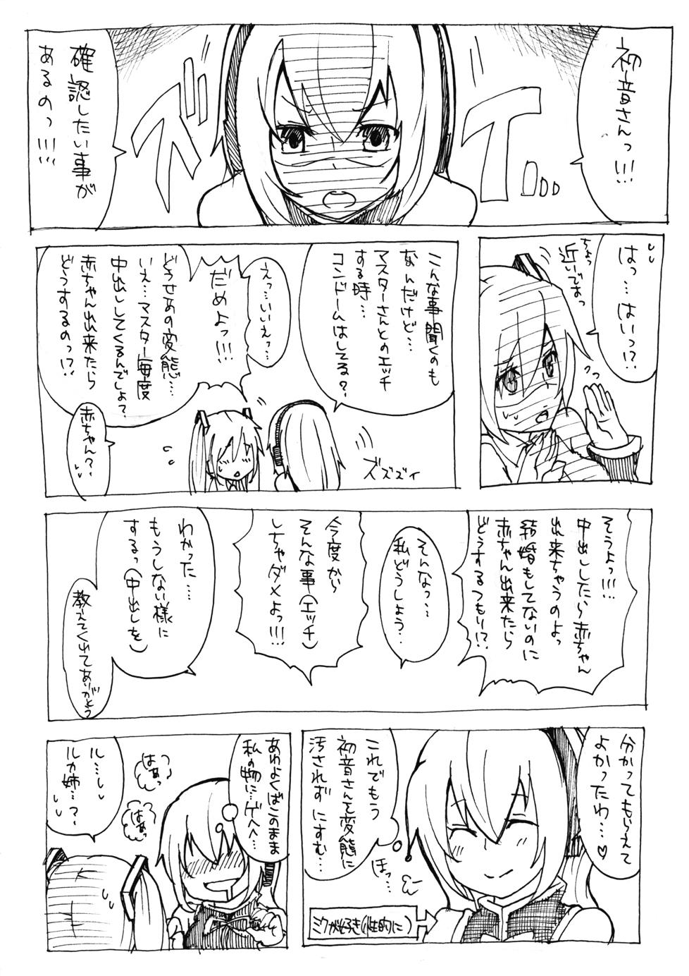 Amateur Asian 変態マスターと可哀想なミク - Vocaloid Women Sucking Dicks - Page 4