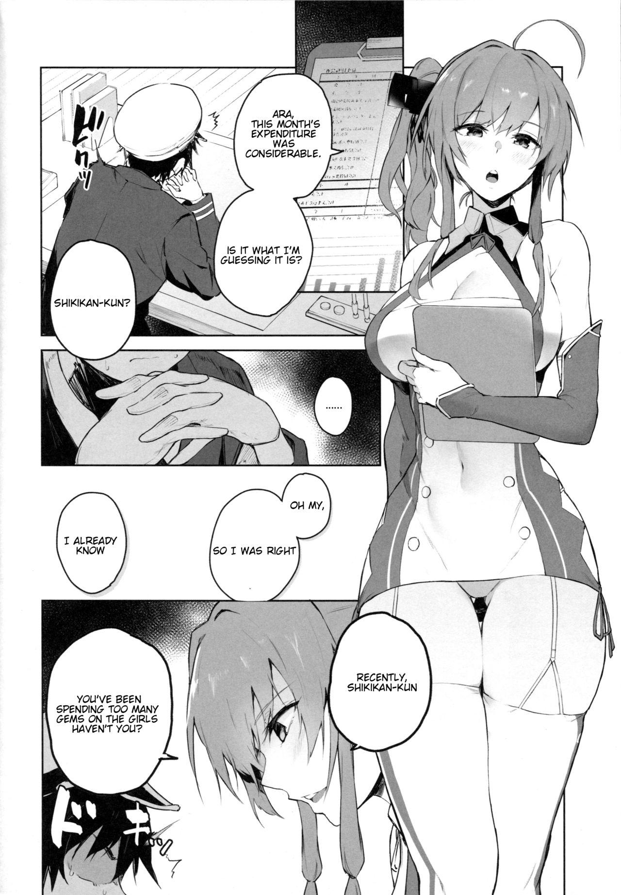 Ametur Porn Ai wa Ai yori Aoi? - Azur lane Safadinha - Page 3