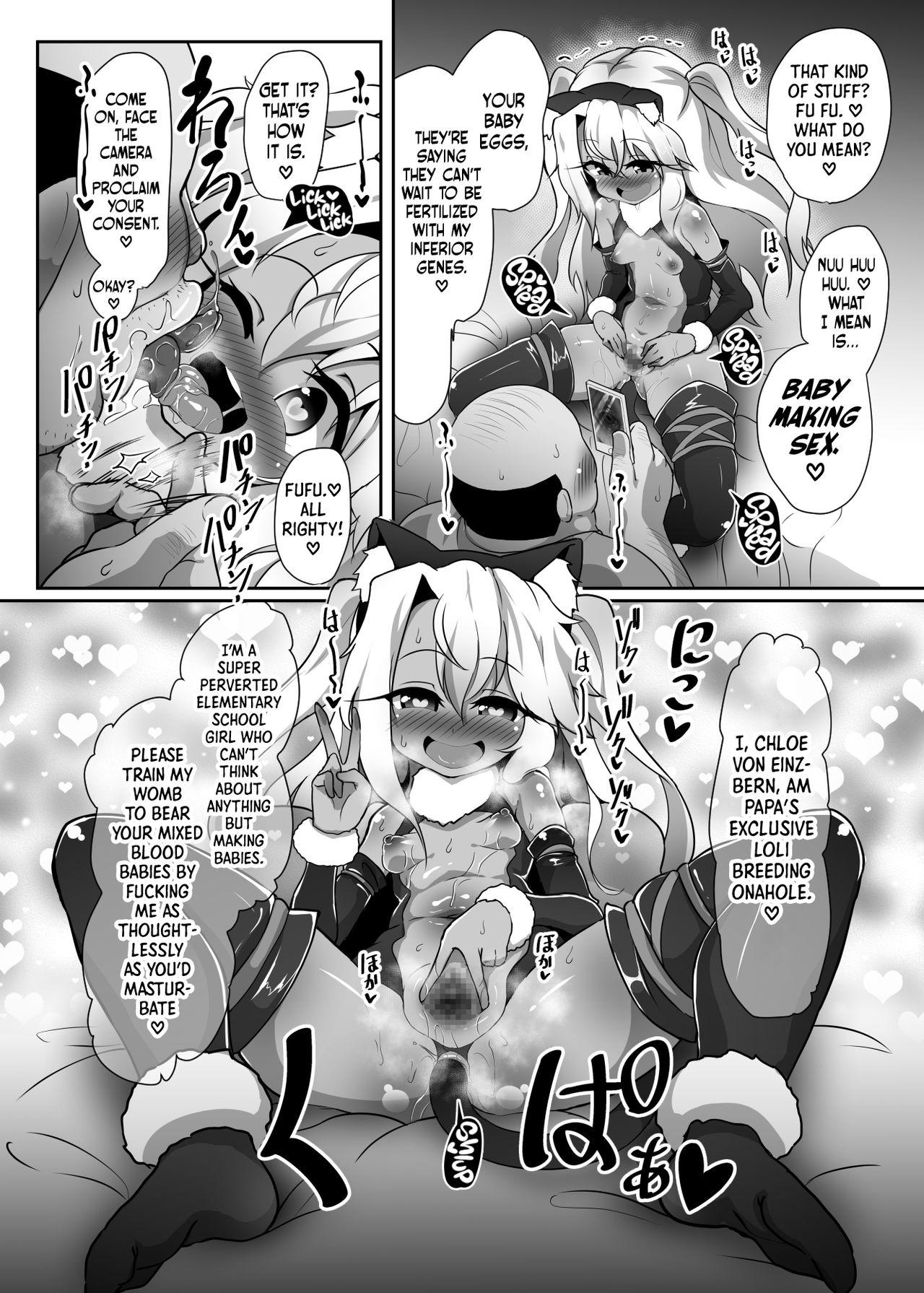 [Kotee] A book where Chloe-chan pretends to be hypnotized and relentlessly gives birth over and over to a disgusting old micro-dicked virgin’s babies. (Fate/kaleid liner Prisma Illya) [English] [Secluded] [Digital] 10