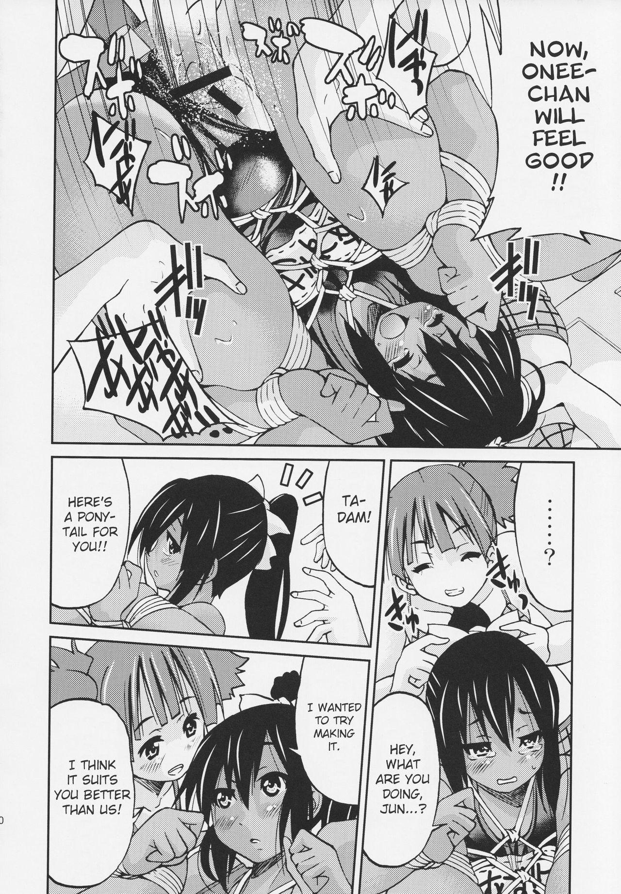 Body Massage (C78) [Ponyfarm (Inoue Yoshihisa)] PONY-ON!!! Hora Onee-chan Tonnyan da yo ♪ (K-ON!) [English] [CrowKarasu] - K-on Hair - Page 9