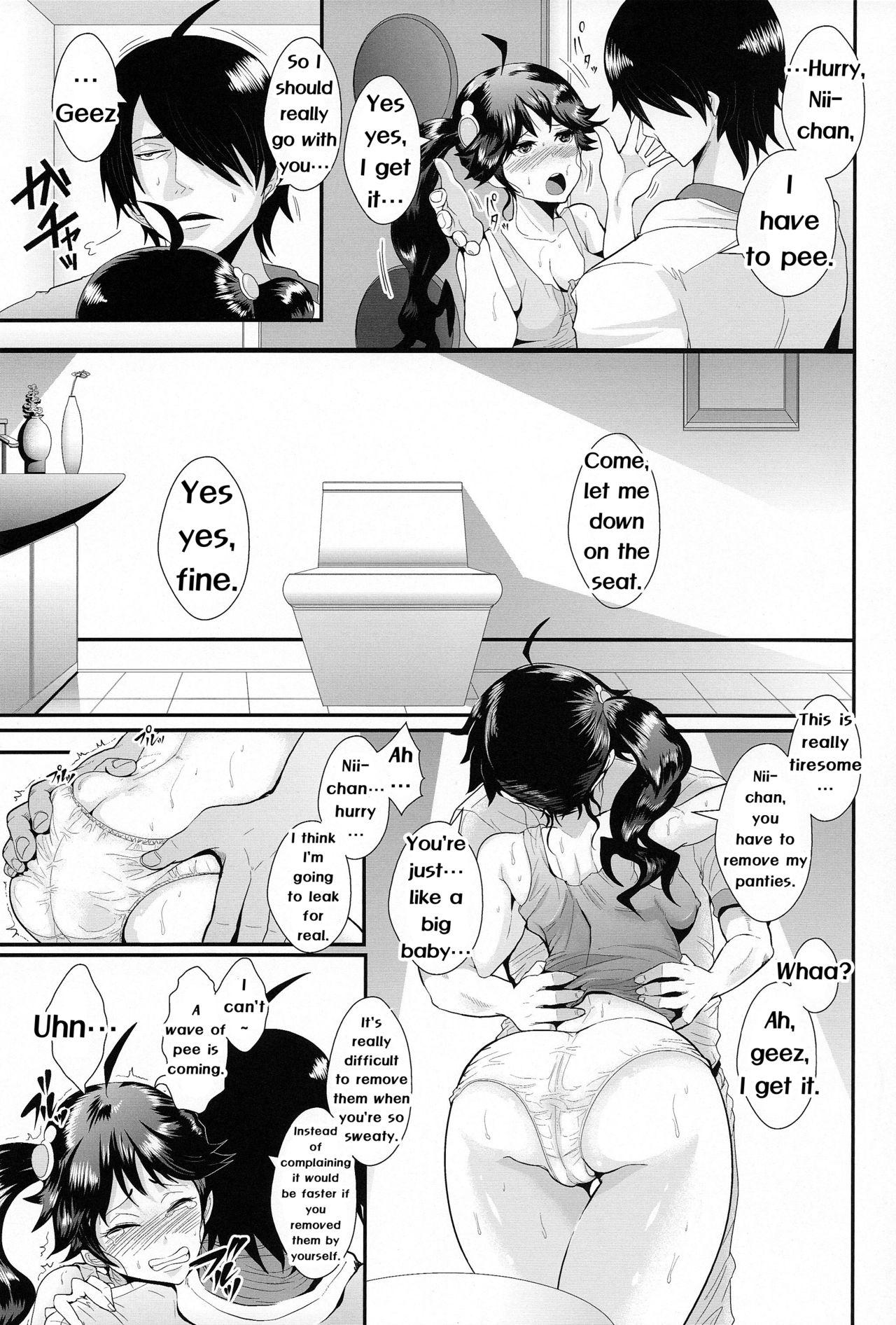 Big Dildo (C82) [KNUCKLE HEAD (Shomu)] Netsu ni okasareta Karen-chan to toilet de.... | Taking fevery Karen-chan to the toilet… (Bakemonogatari) [English] [EHCove] - Bakemonogatari Mmd - Page 7