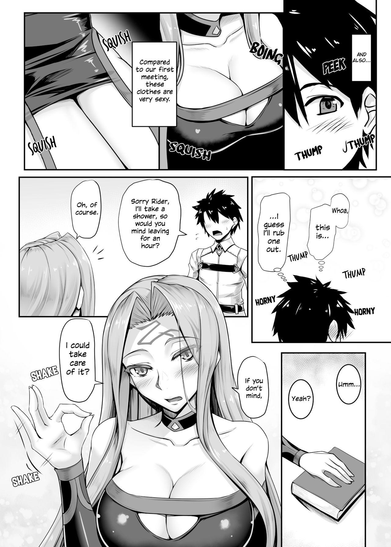 Sem Camisinha Kizuna MAX Rider-san | MAX Bonding with Rider - Fate grand order Bigcock - Page 3