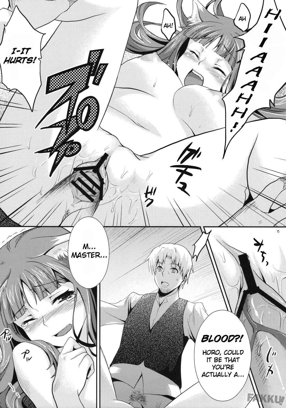 Collar Ookami to Mitsu Ringo - Spice and wolf Amateur Cum - Page 14