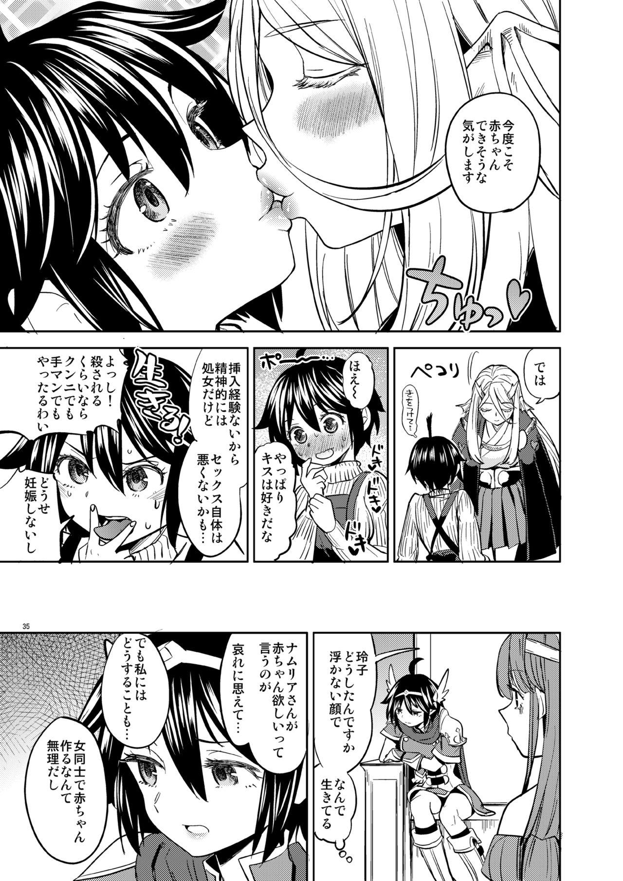 Novinho Onna Yuusha ni Tensei Shitara Mazoku no Tsuma ga 5-nin mo Irurashii 2 - Original Short Hair - Page 36