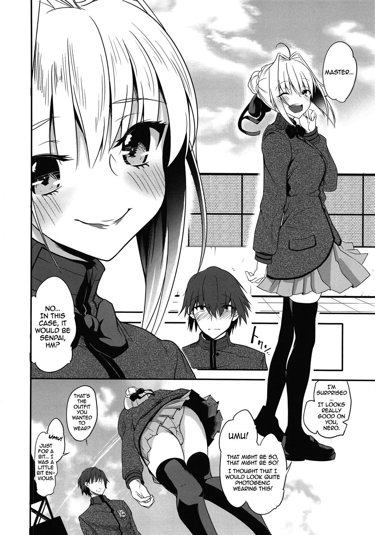 (COMIC1☆15) [Momoiro Sugoroku (Shisui Ao)] Nero-chama to Issho ~Cosplay Ecchi~ | Together With Nero ~Cosplay Sex~ (Fate/EXTRA) [English] [shousanki] 16