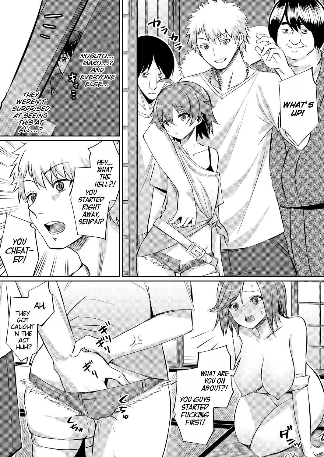 Teenage Porn [yasu] Ibitsu na Kankei ~Manatsu no YariCir Rankou Gasshuku~ - Distorted relationship Ch. 1-3 [English] [DKKMD Translations] Novinha - Page 12