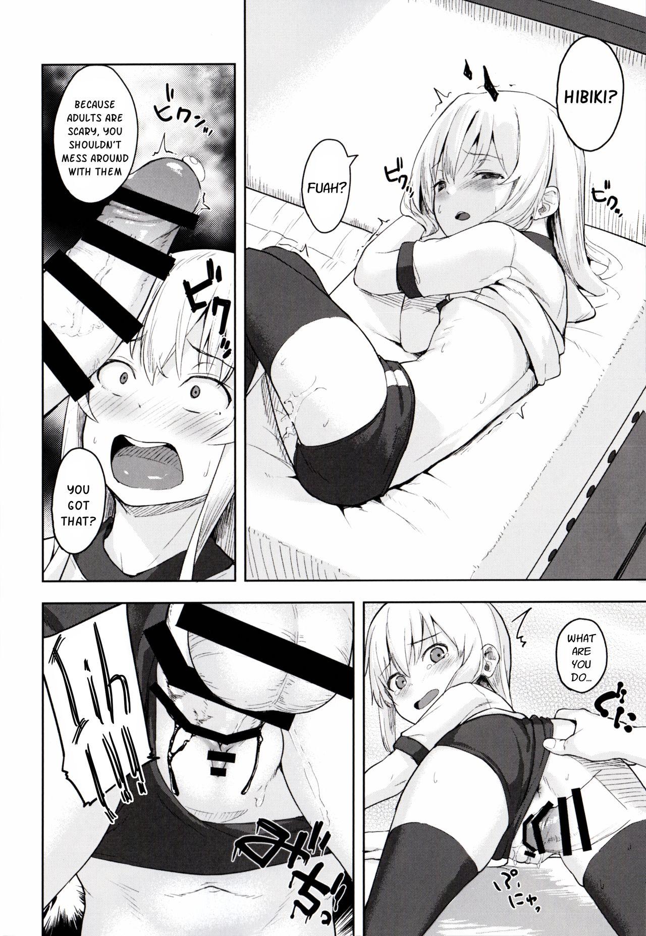 Facials Hibiki-chan! Otona o Karakatte wa Ikenaindayo? - Kantai collection Slapping - Page 11