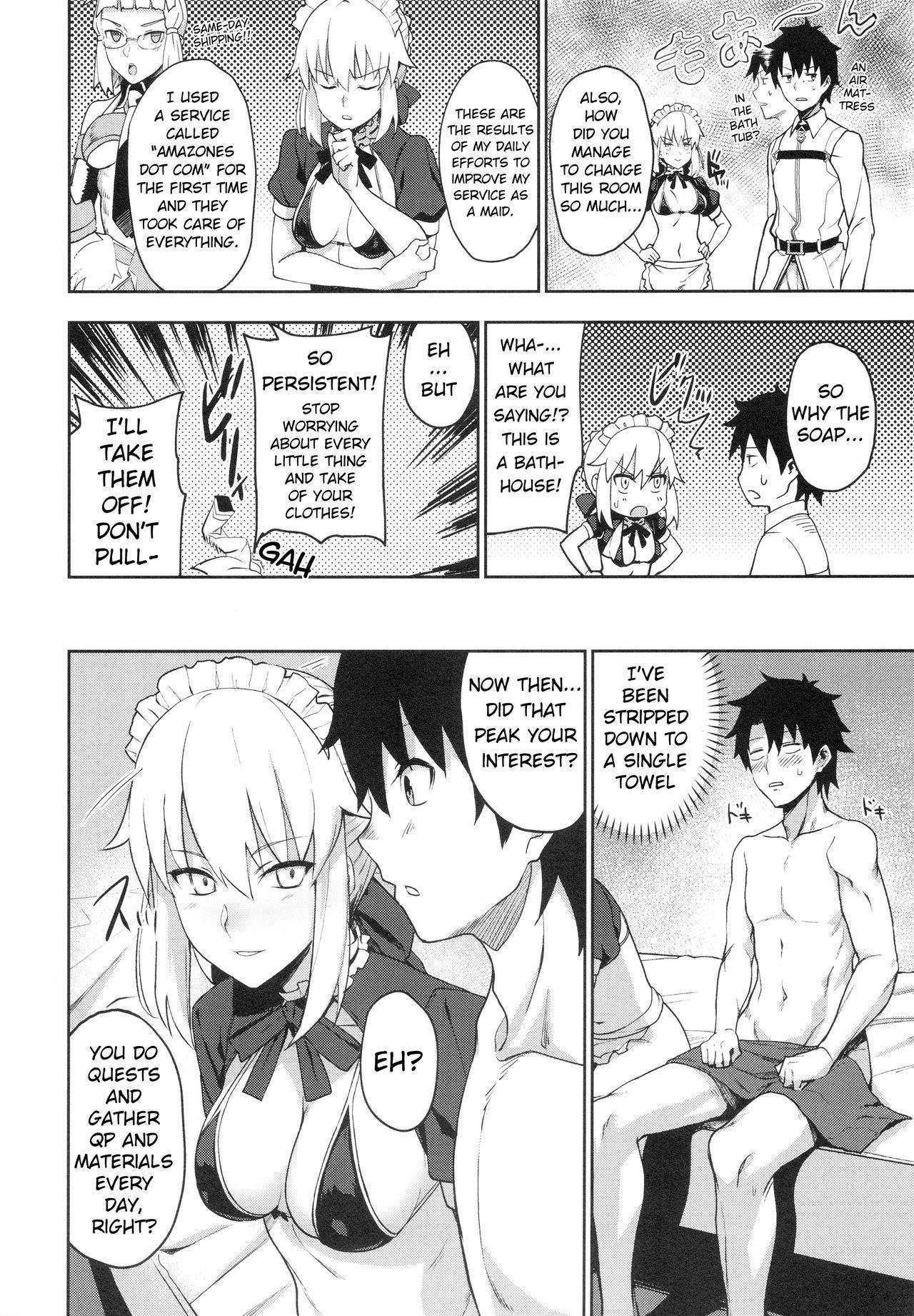 Phat Chaldea Soap SSS-kyuu Gohoushi Maid - Fate grand order Phat - Page 4