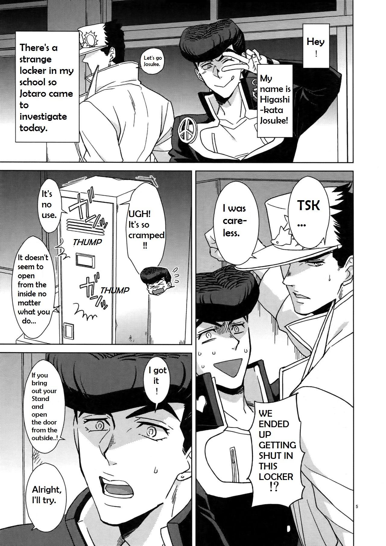 Old Young Locker-nai yori Ai o Komete | With Love from Inside the Locker - Jojos bizarre adventure Gay Masturbation - Page 3