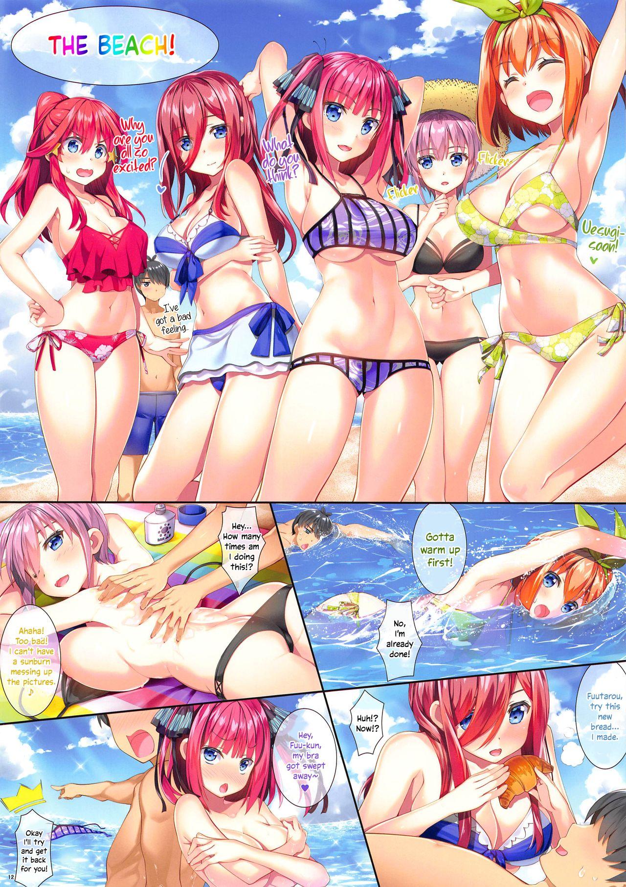 8teen Gotoubun no Yuuwaku | Five Equal Seductions - Gotoubun no hanayome Fishnets - Page 11