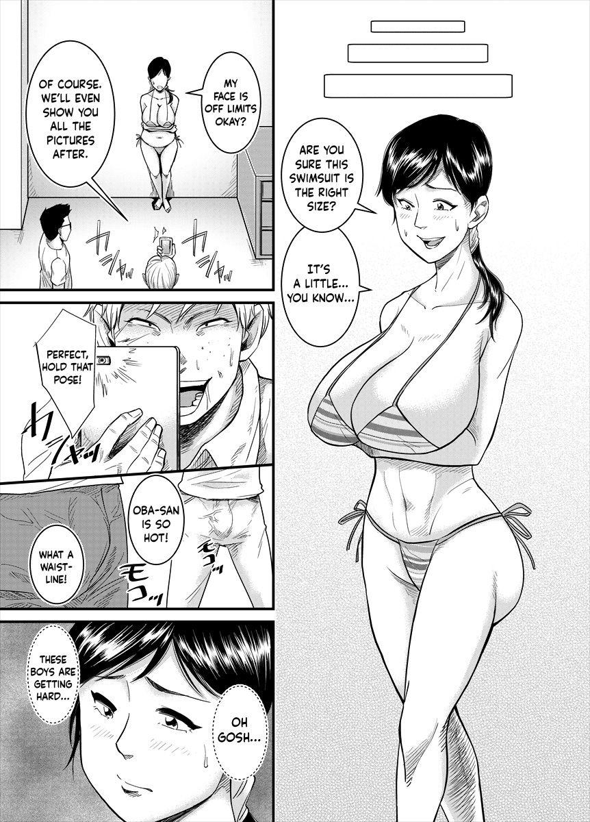 Ass Fetish Jimi na Oba-san ga... - Original Outside - Page 5