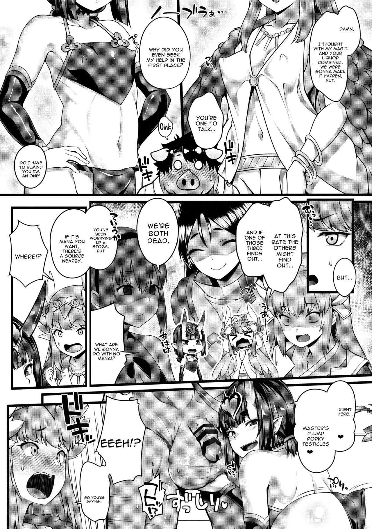 Gay Smoking Oni to Majo no Buta-san Master Sakusei Ecchi - Fate grand order Bed - Page 6