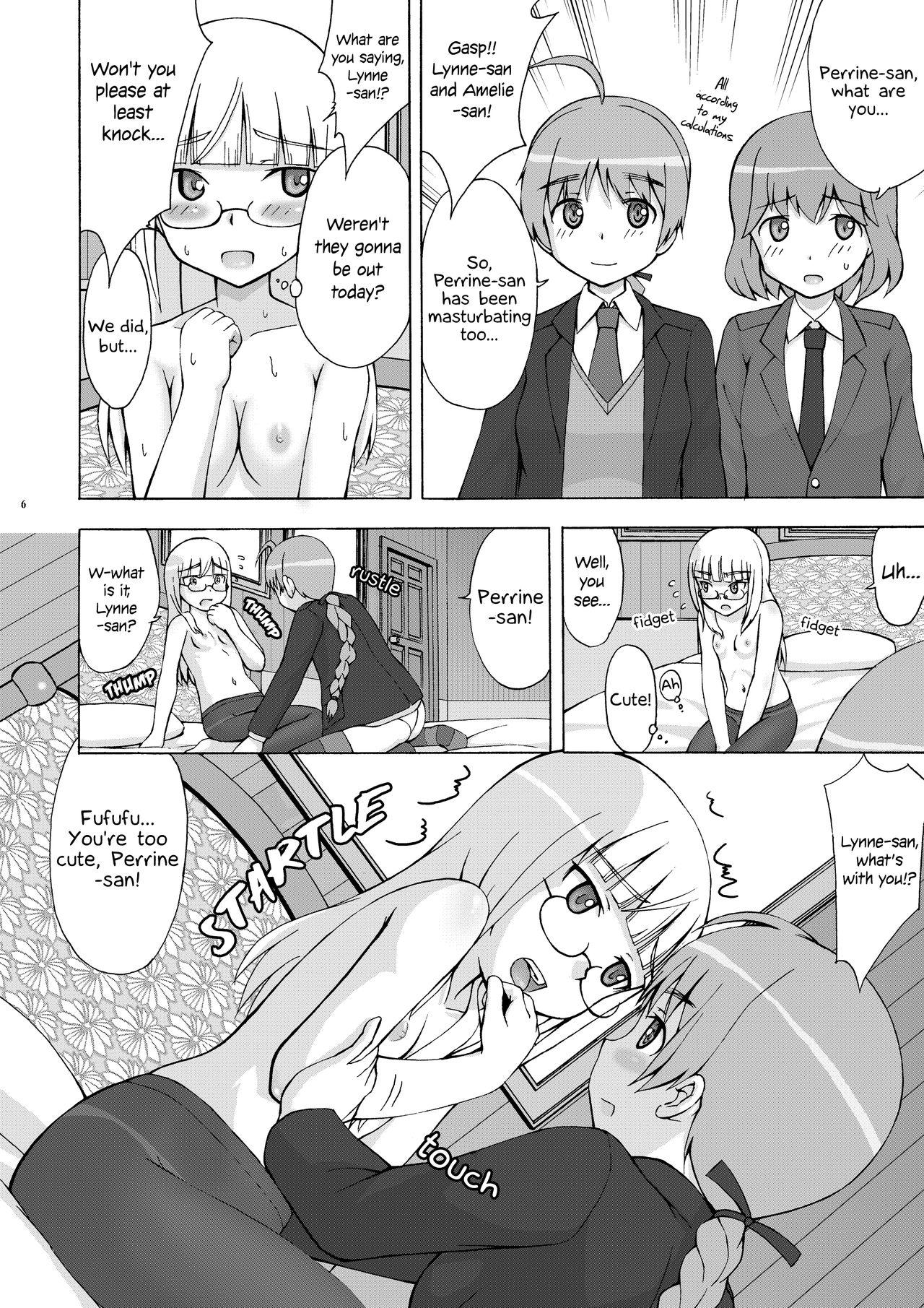 18 Year Old Porn Perrine-sanchi de Taihen Desu!! | Trouble of Perrine's Parcel!! - Strike witches Toying - Page 6