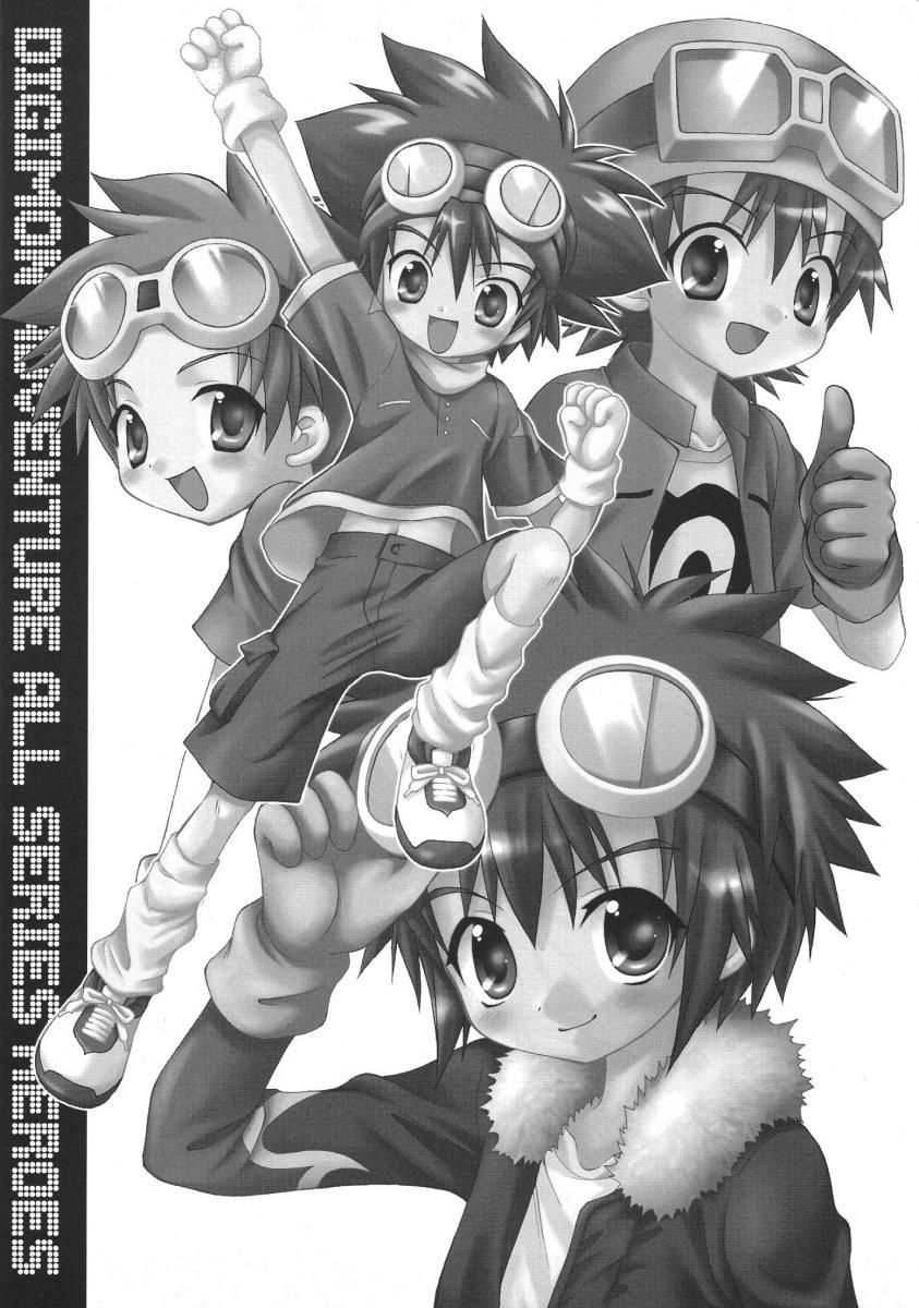 Teens Digimon Adventure All Series Heroes - Digimon adventure Lesbos - Page 3