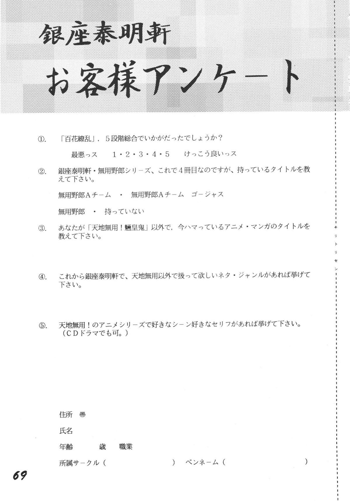 Bulge Muyou Yarou A-Team 3.5 Hakka Ryouran - Tenchi muyo Step Fantasy - Page 68