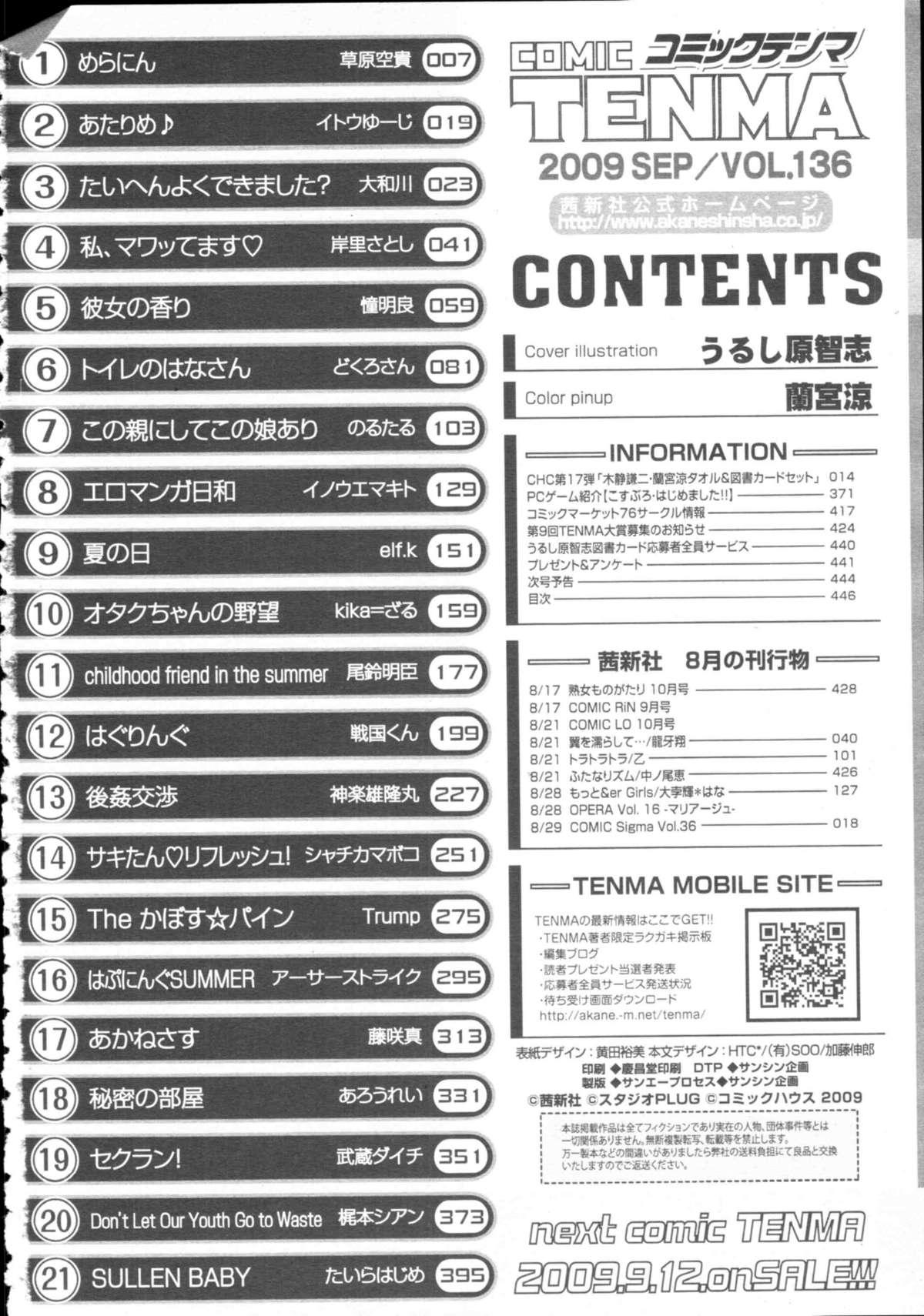 COMIC Tenma 2009-09 Vol. 136 443