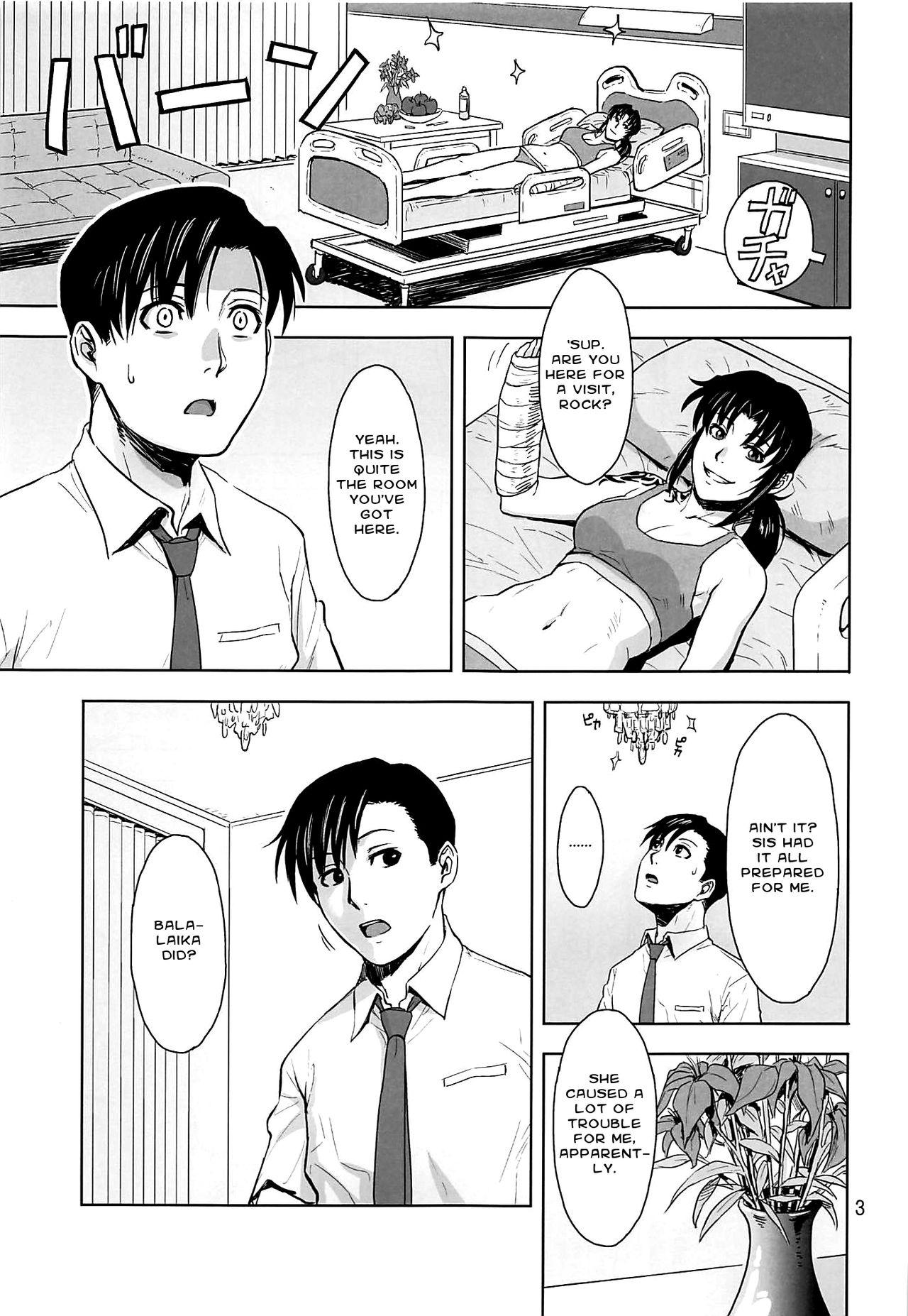 Gozo Honeoridoku - I can't use my hands - Black lagoon Couples - Page 2
