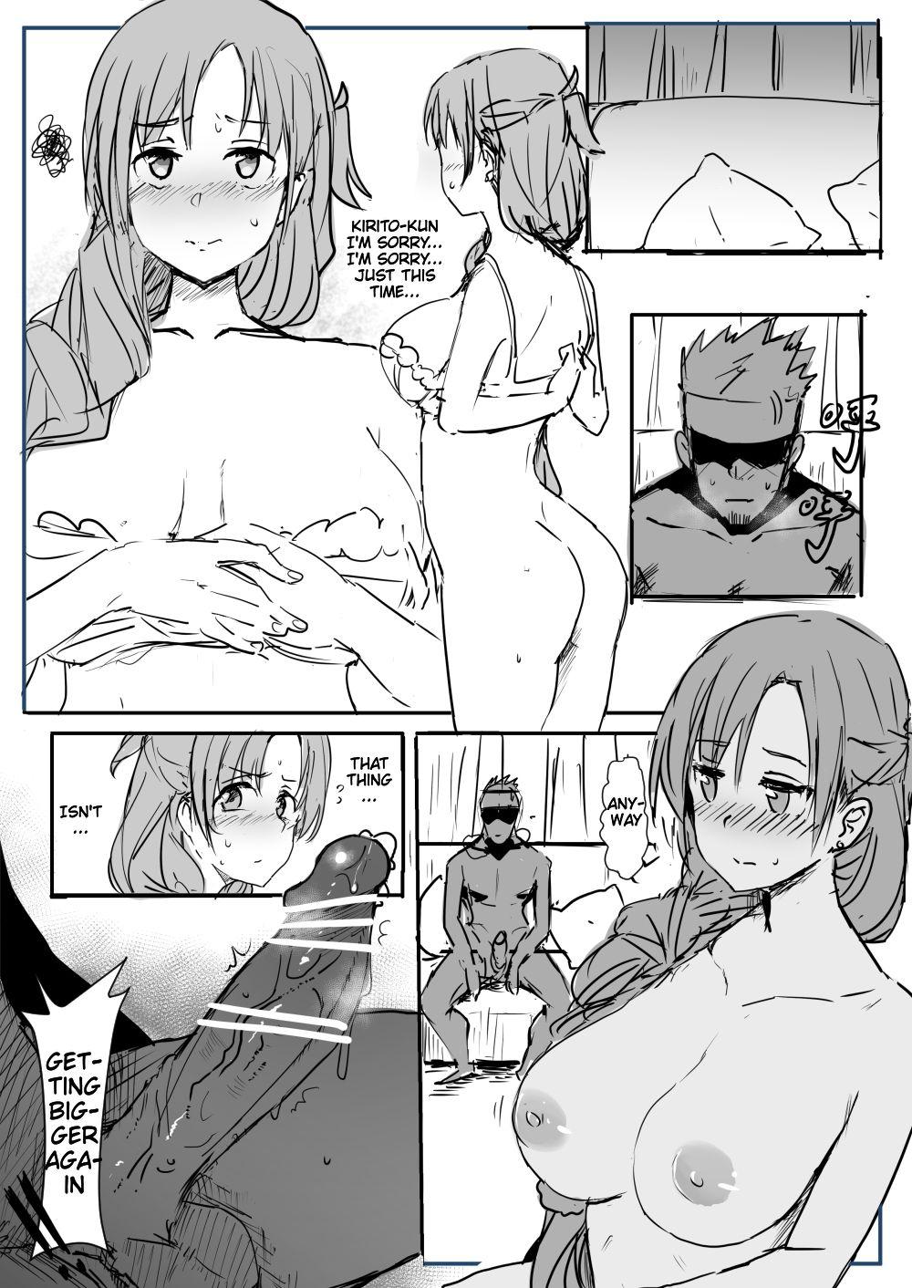 Nerd [Oninarasu] Asuna | 亞絲娜 (Sword Art Online) [English]+[Textless] - Sword art online Gay - Page 10