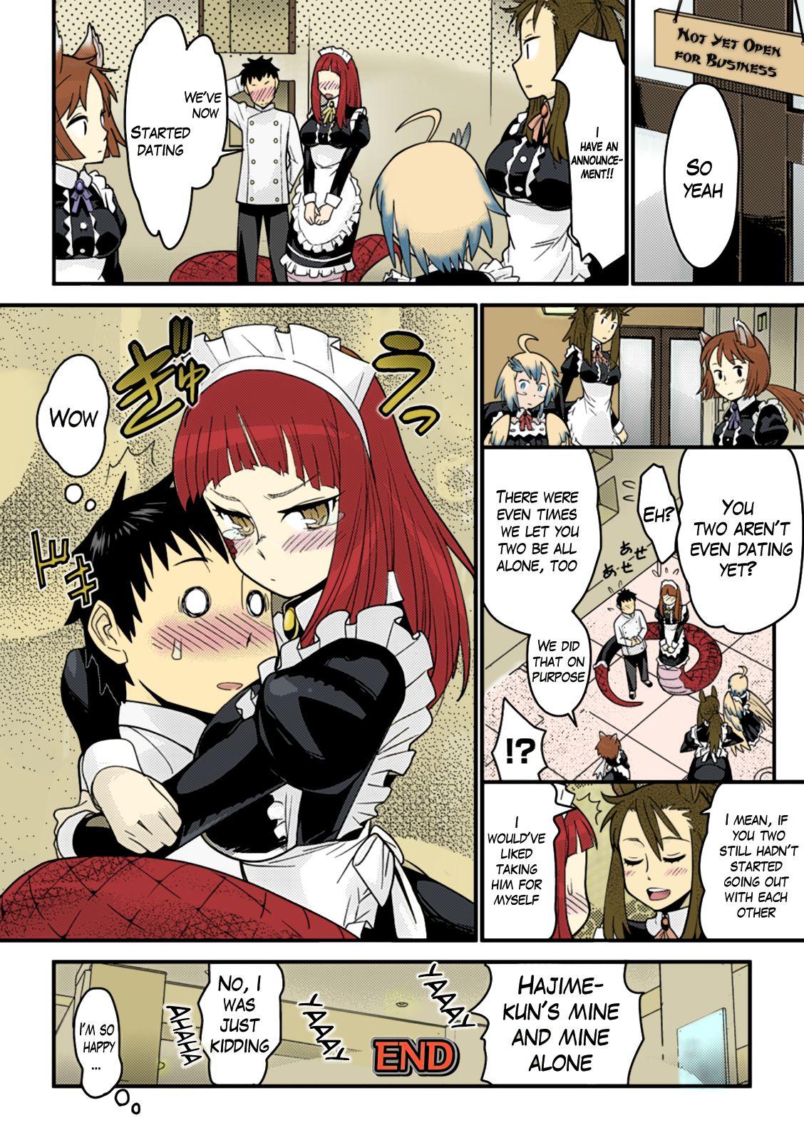 Fuck For Money Mon Cafe Yori Ai o Kominute | With Love, the Monster Cafe Tgirl - Page 32