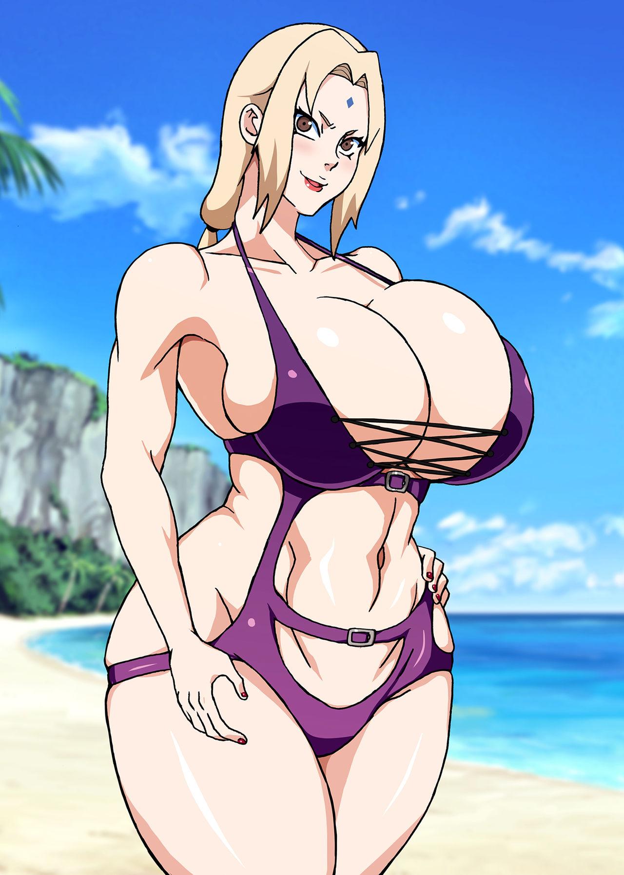 Hardcore Porn Free Zoku Tsunade no Insuiyoku | After Tsunade's Obscene Beach - Naruto Nice Tits - Page 21